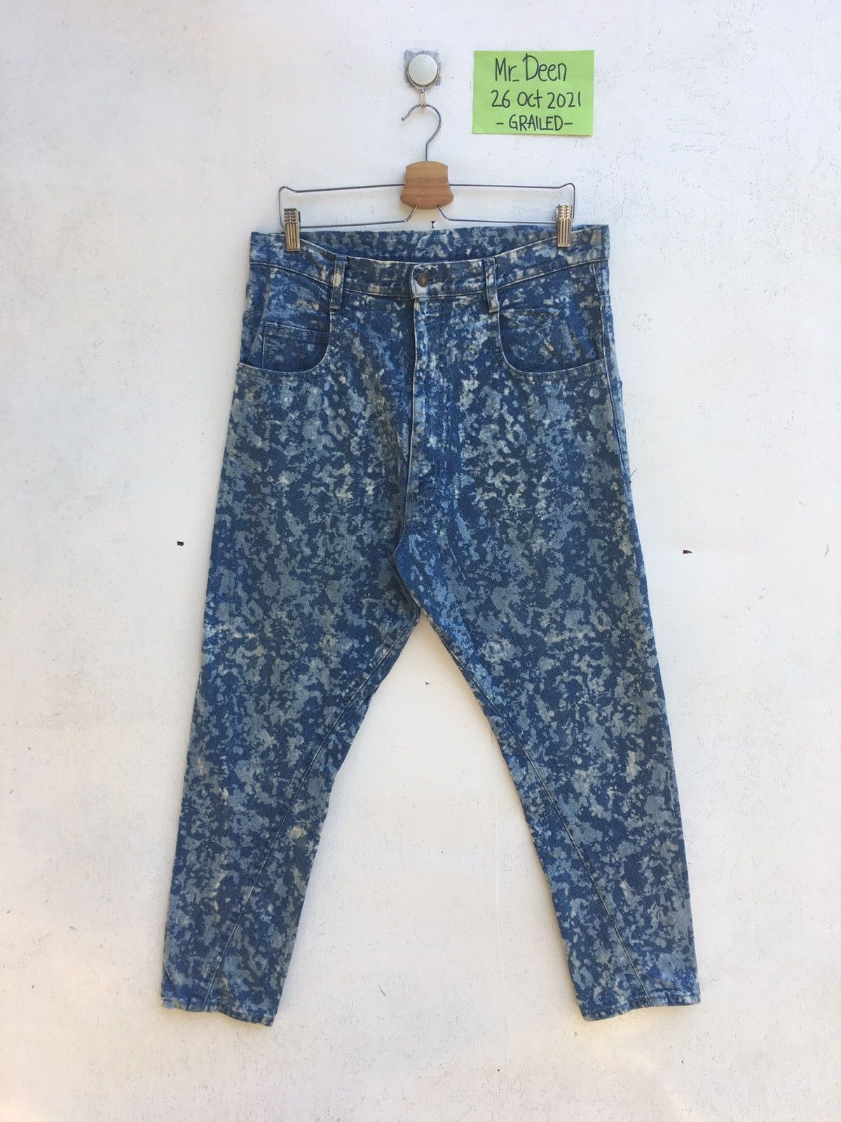 Frapbois Rare Japanese Brand Frapbois Denim Acid Wash Size US 34 / EU 50 - 1 Thumbnail