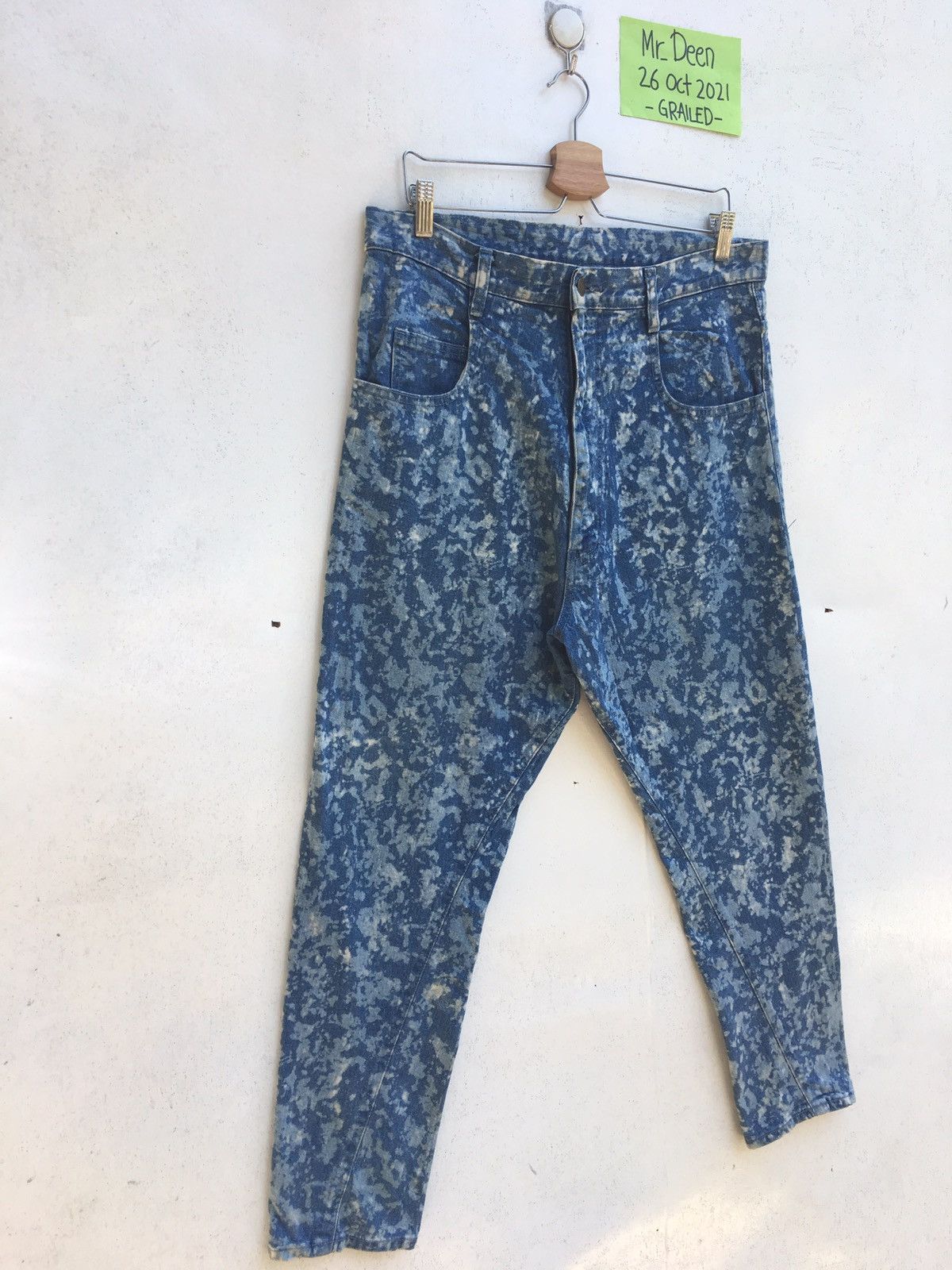 Frapbois Rare Japanese Brand Frapbois Denim Acid Wash Size US 34 / EU 50 - 2 Thumbnail