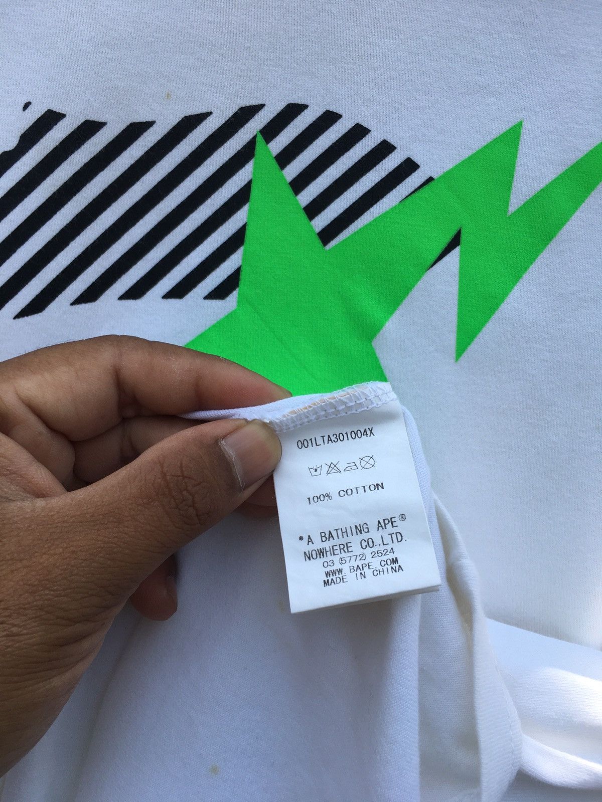 Bape Sta Ape Face 3/4 Tee Size US M / EU 48-50 / 2 - 8 Thumbnail