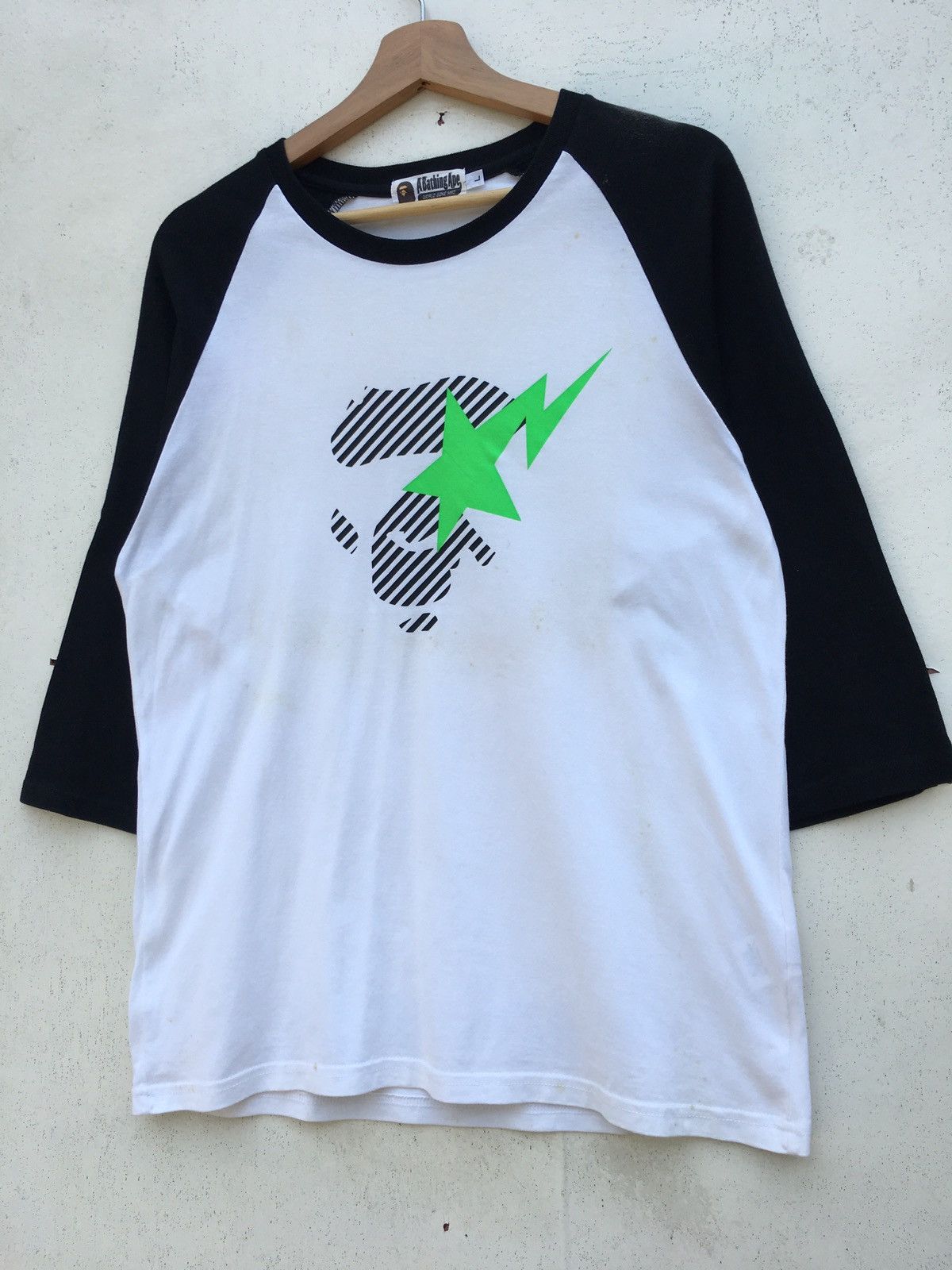 Bape Sta Ape Face 3/4 Tee Size US M / EU 48-50 / 2 - 2 Thumbnail