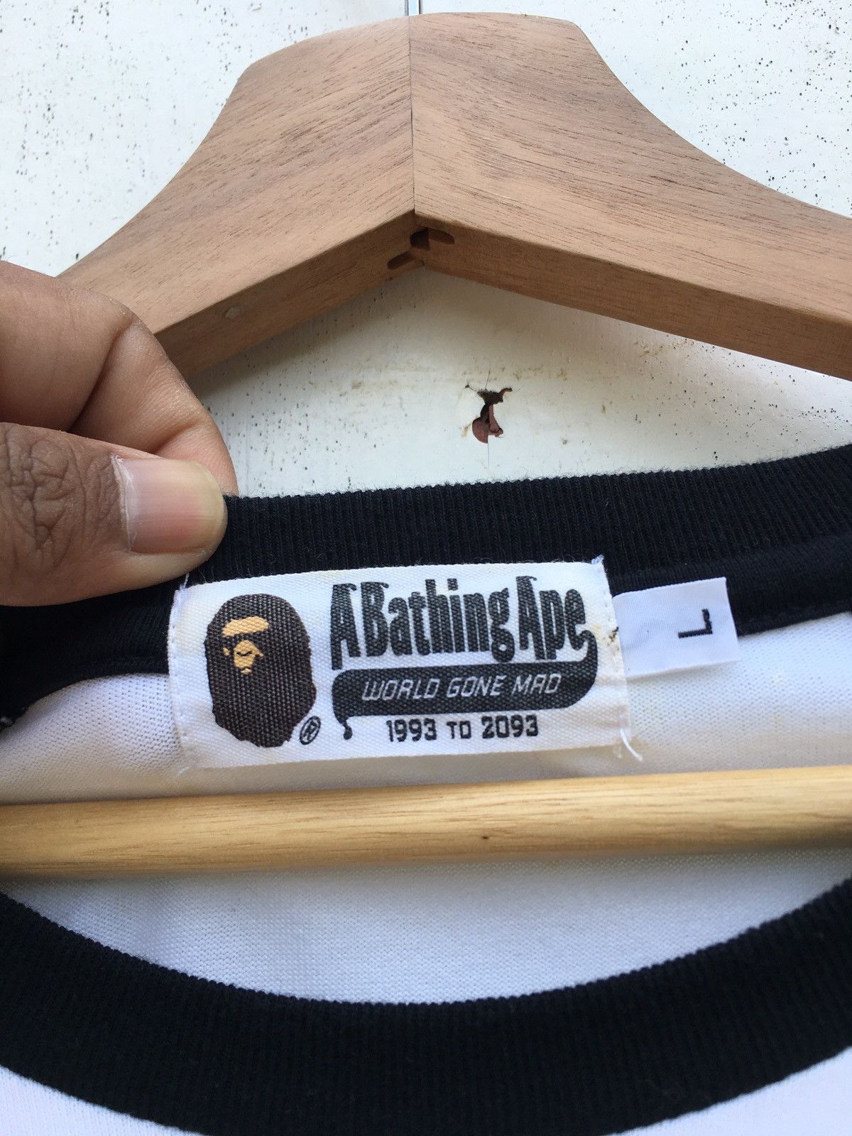 Bape Sta Ape Face 3/4 Tee Size US M / EU 48-50 / 2 - 6 Thumbnail