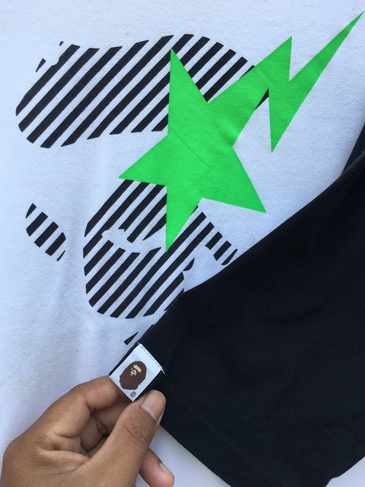 Bape Sta Ape Face 3/4 Tee Size US M / EU 48-50 / 2 - 11 Thumbnail