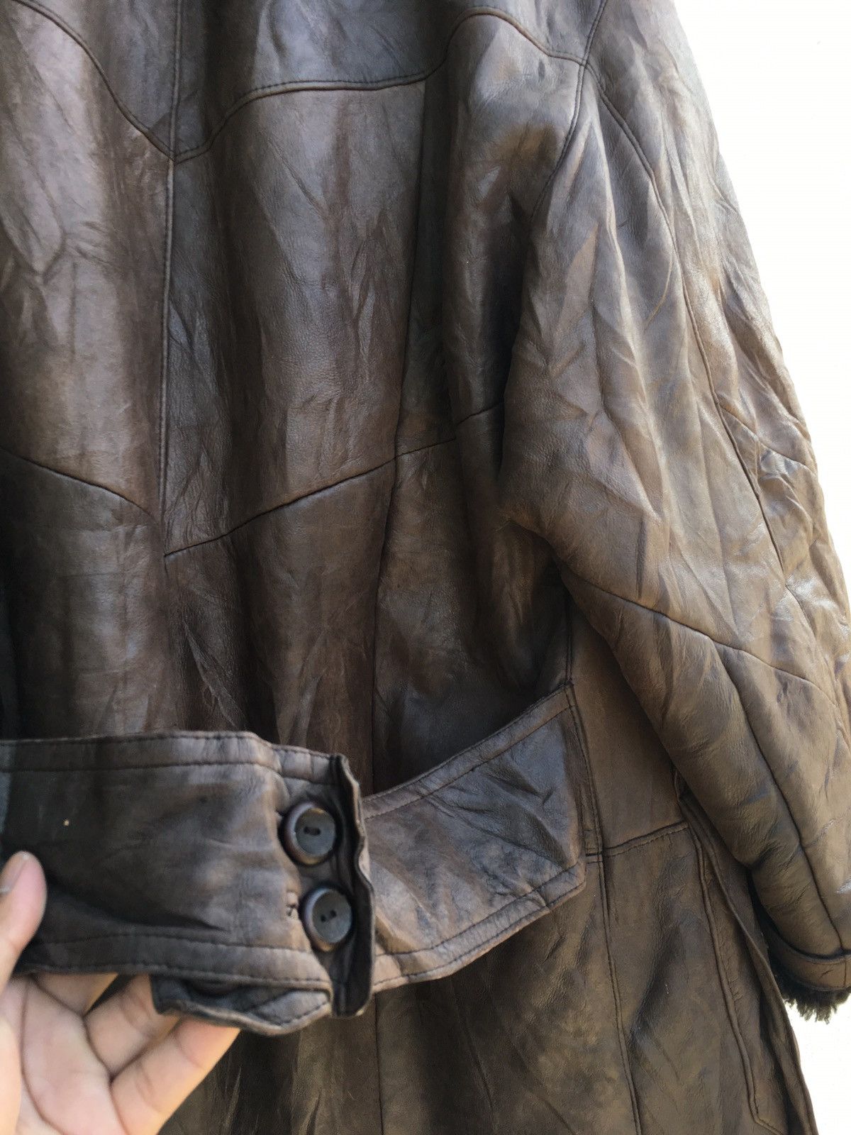 Vintage Rare Vintage 80s Christ of Germany Leather Jacket Size US L / EU 52-54 / 3 - 16 Thumbnail