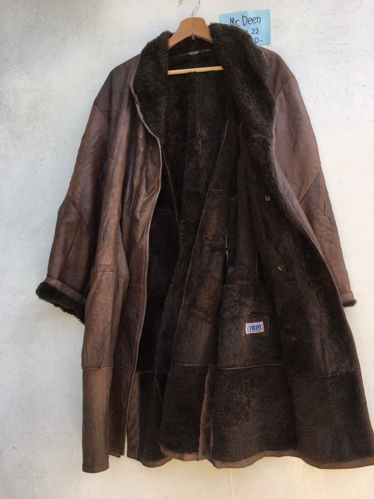 Vintage Rare Vintage 80s Christ of Germany Leather Jacket Size US L / EU 52-54 / 3 - 8 Thumbnail