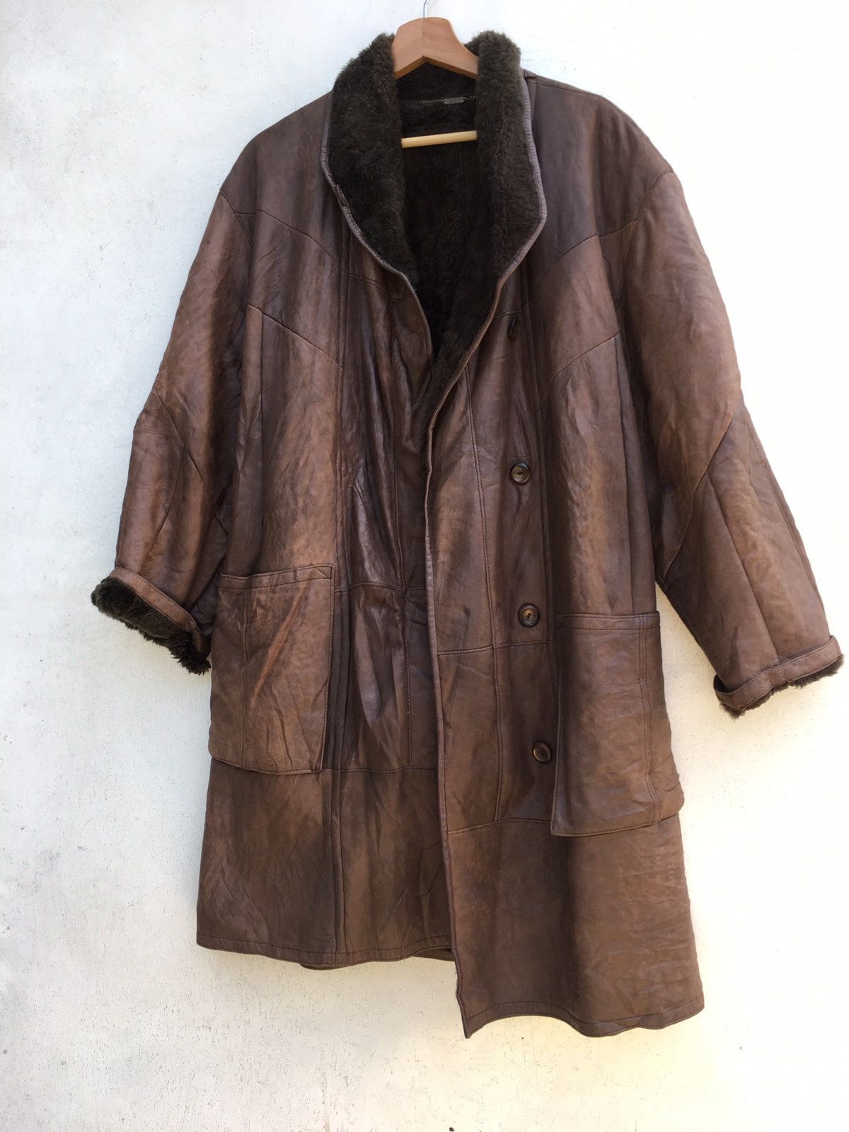 Vintage Rare Vintage 80s Christ of Germany Leather Jacket Size US L / EU 52-54 / 3 - 3 Thumbnail