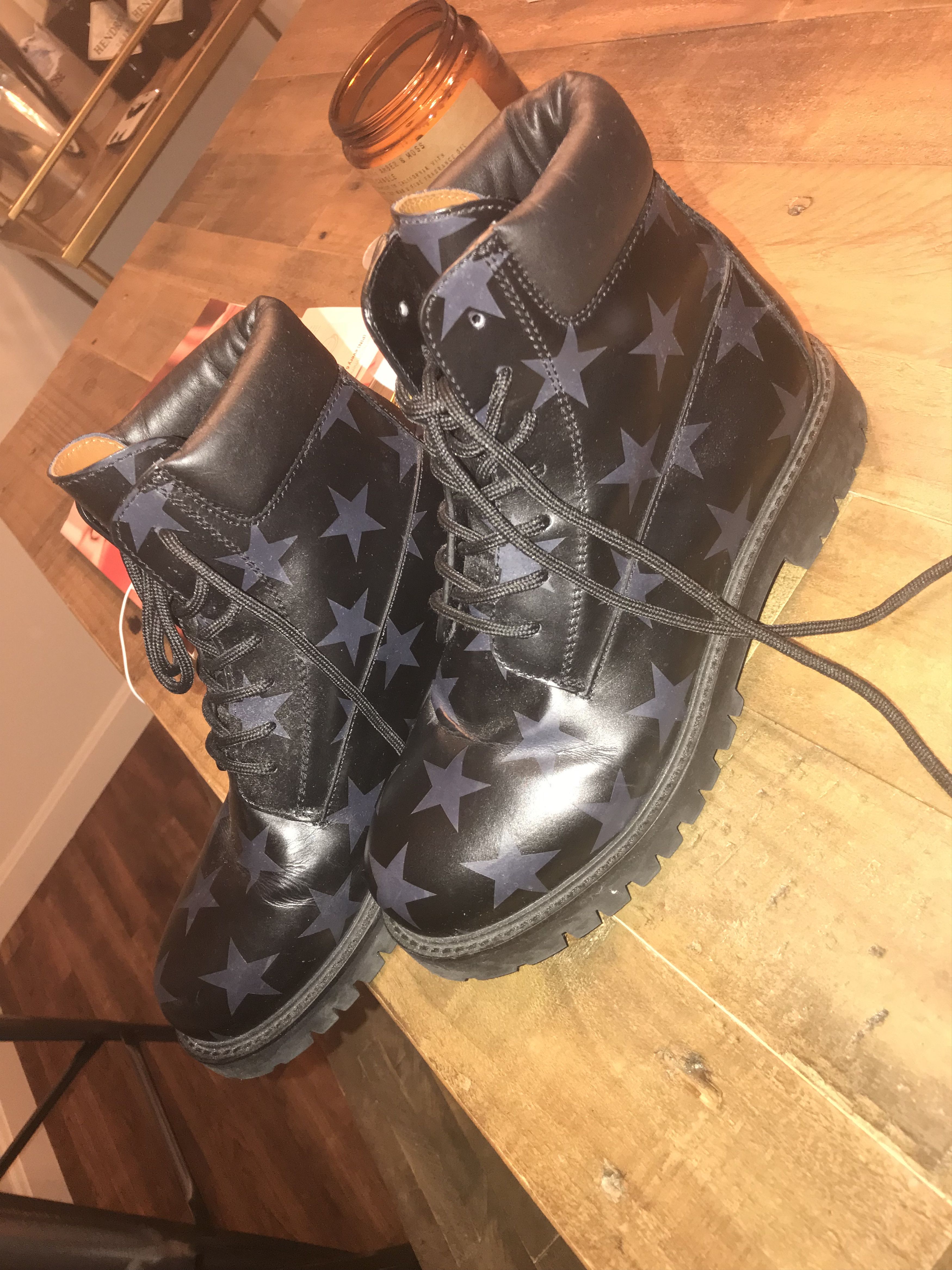 hologram combat boots