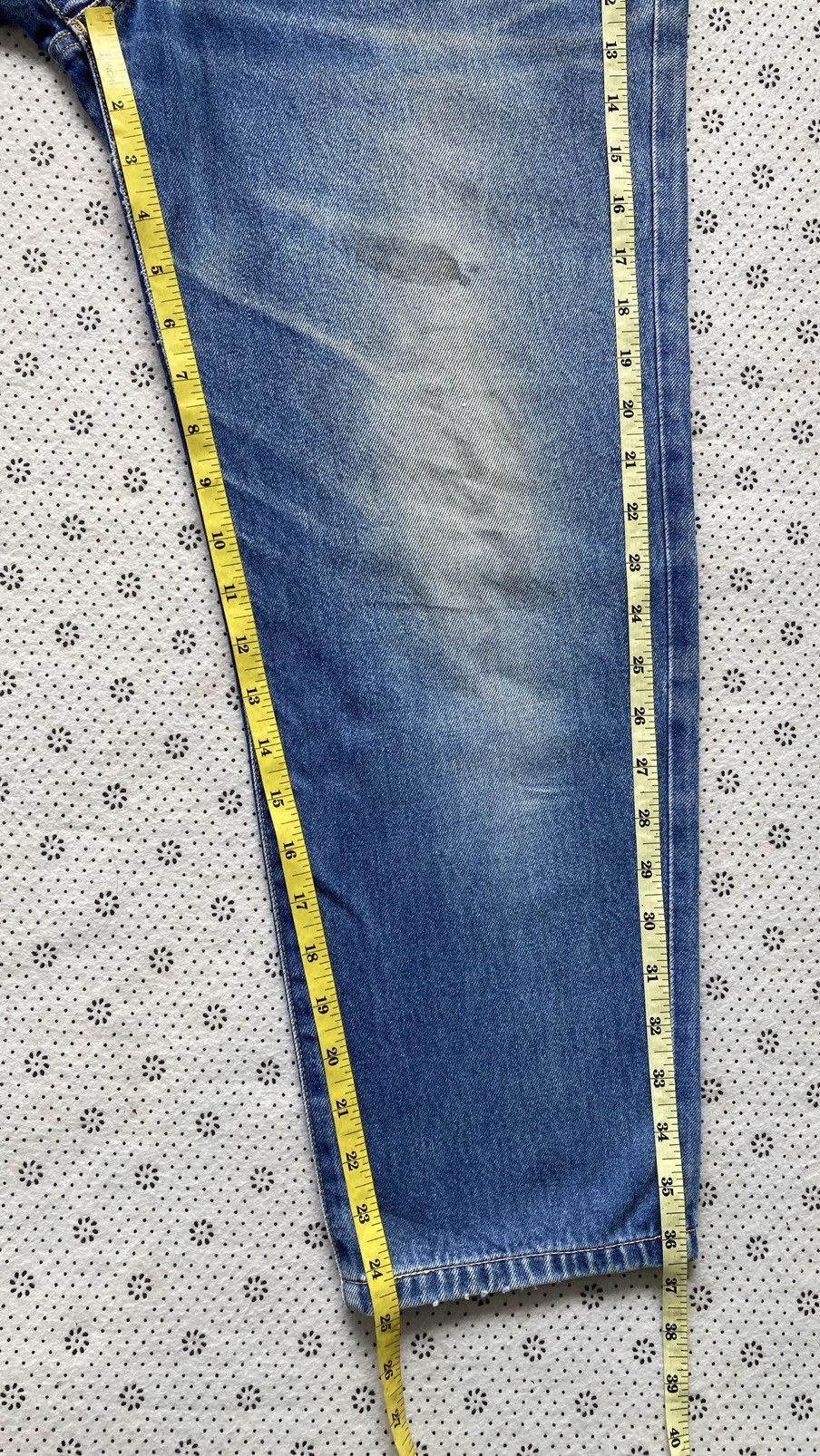 Designer VINTAGE 1990s YSL WOMEN JEANS Size 32" / US 10 / IT 46 - 5 Thumbnail