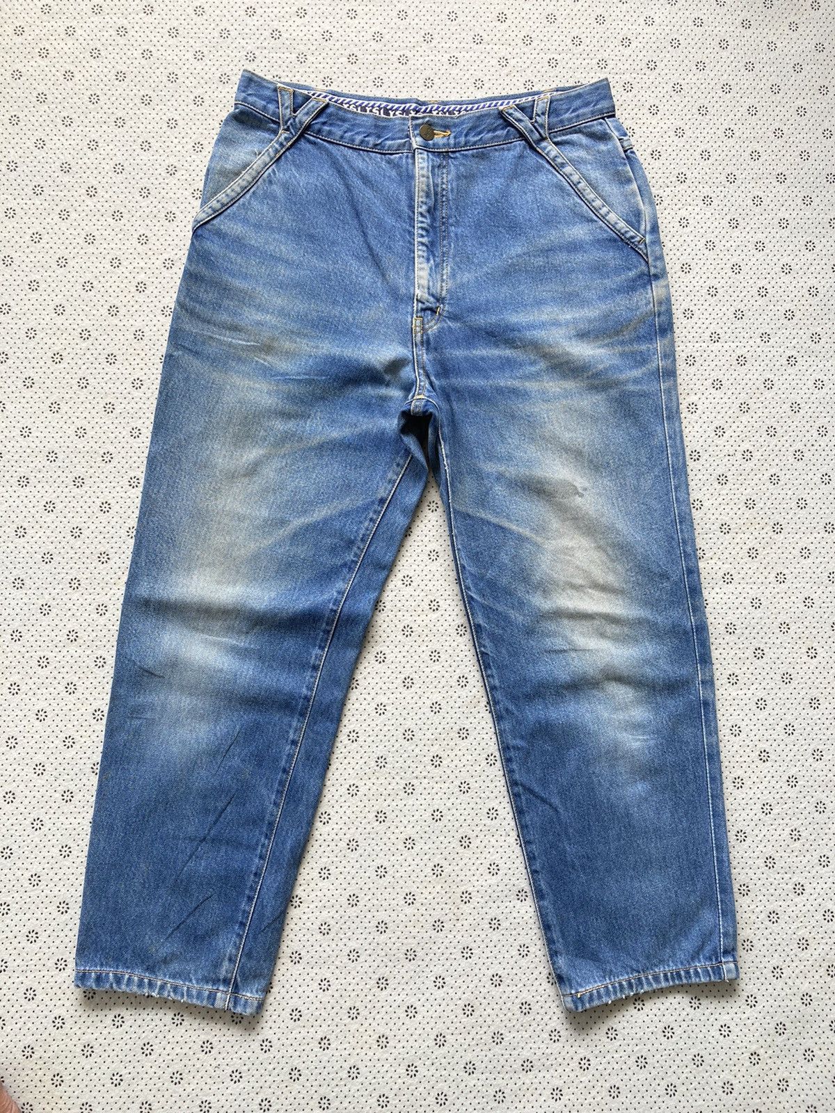 Designer VINTAGE 1990s YSL WOMEN JEANS Size 32" / US 10 / IT 46 - 1 Thumbnail