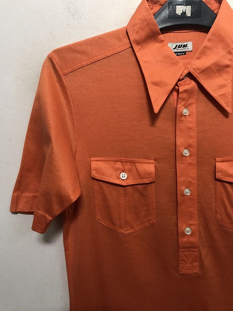 Designer Vintage Japanese Designer JUNMEN Made in Japan Retro Orange Polo Shirt Size US S / EU 44-46 / 1 - 2 Preview