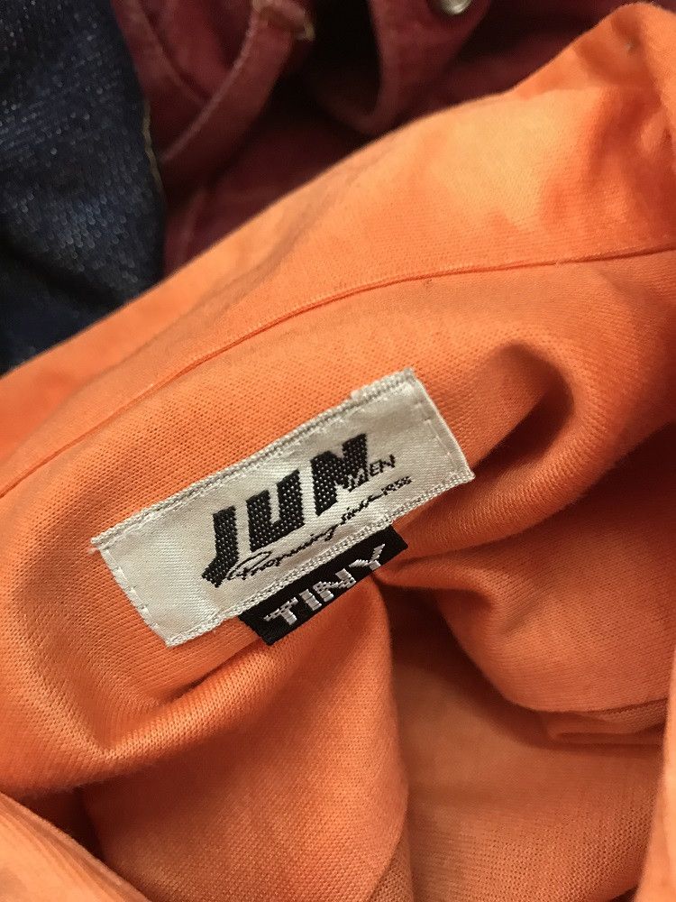 Designer Vintage Japanese Designer JUNMEN Made in Japan Retro Orange Polo Shirt Size US S / EU 44-46 / 1 - 11 Thumbnail