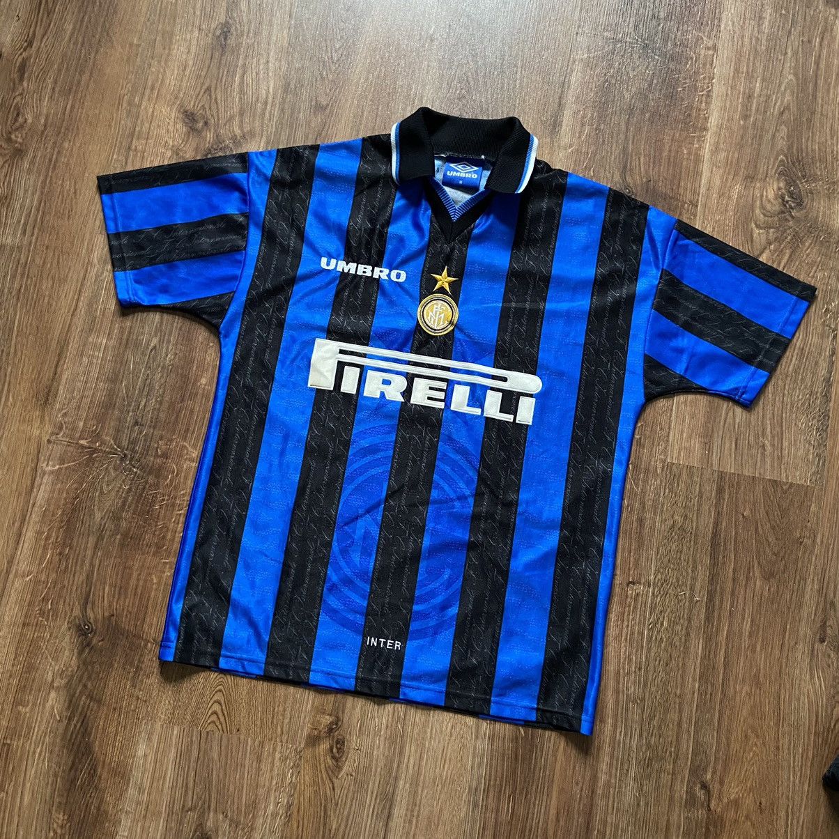 Vintage Vintage 90s Umbro Inter Milan Pirelli Jersey Grailed