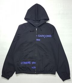 Comme des garcons split logo clearance jacket