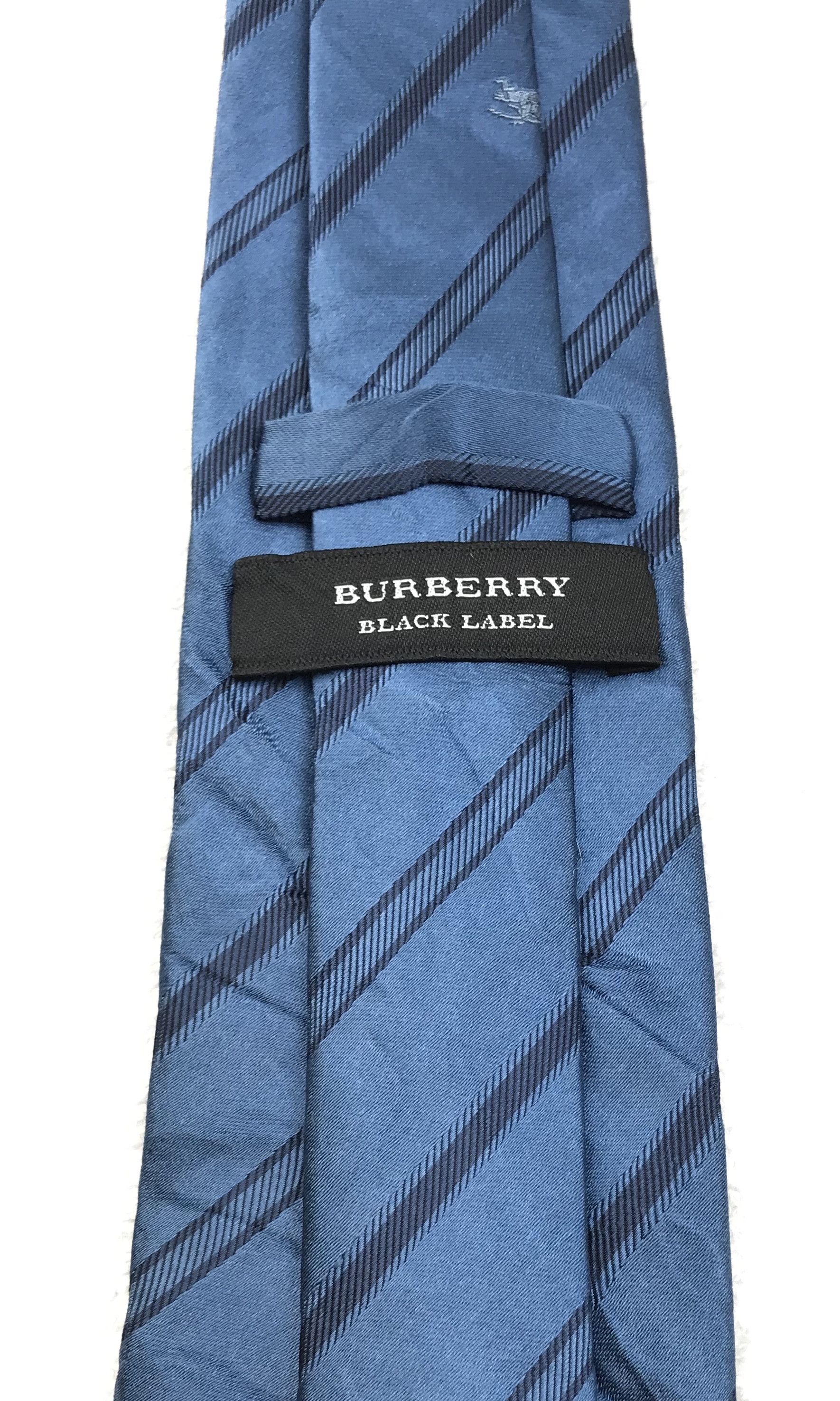 Burberry × Designer × Vintage B217 Vintage Burberry Pure Silk Necktie Nova Check Monogram Size ONE SIZE - 11 Thumbnail