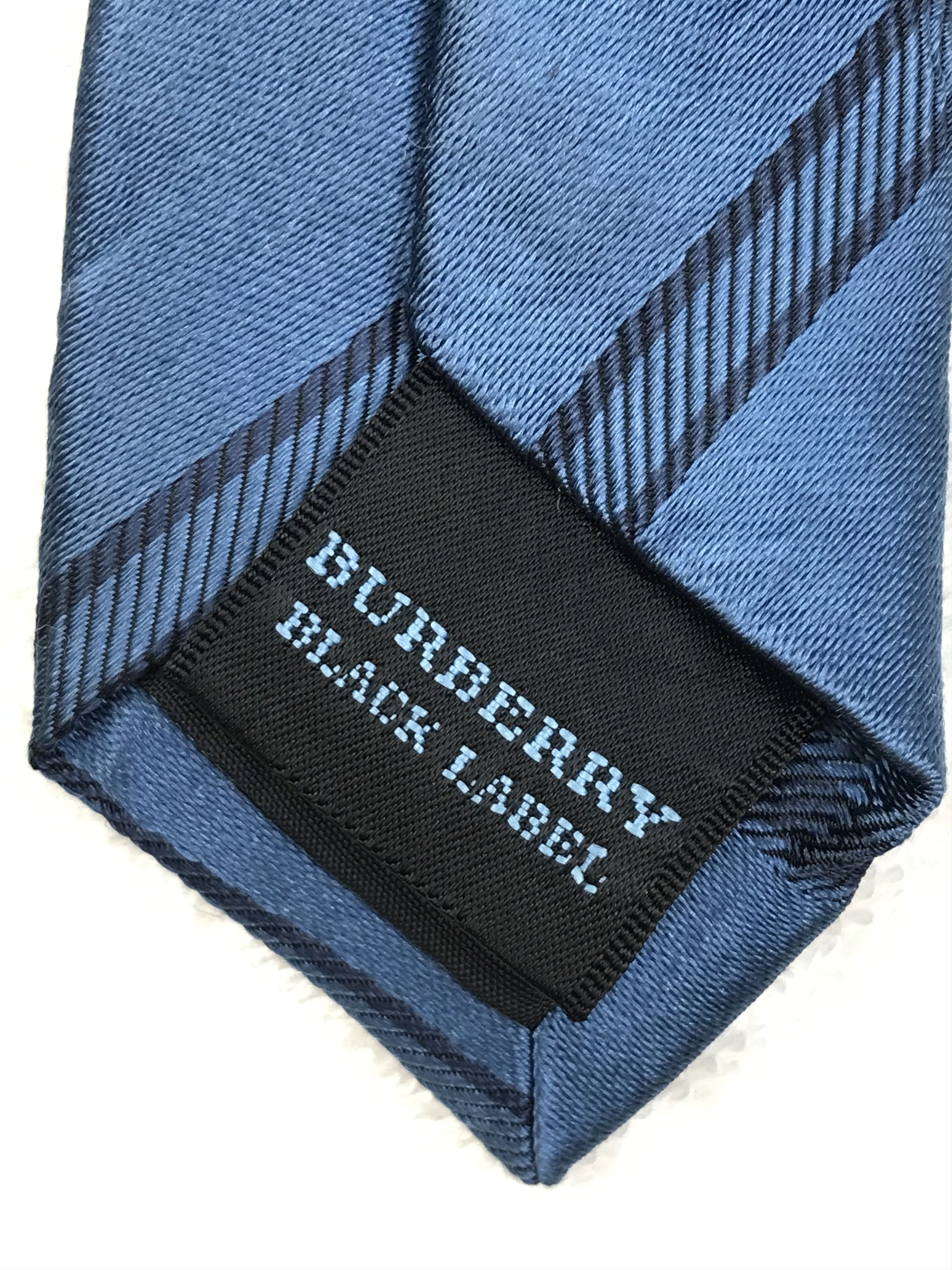Burberry × Designer × Vintage B217 Vintage Burberry Pure Silk Necktie Nova Check Monogram Size ONE SIZE - 9 Thumbnail