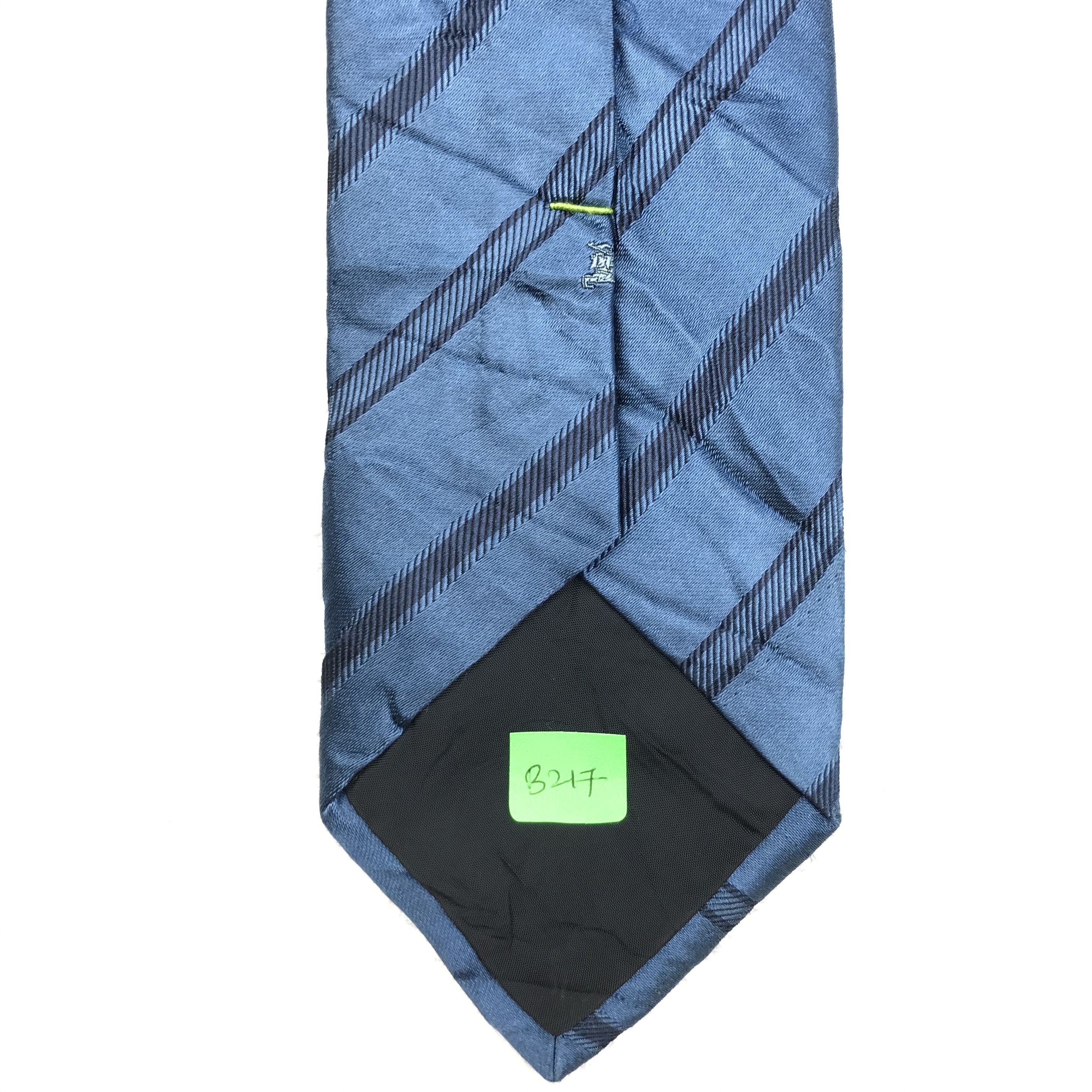Burberry × Designer × Vintage B217 Vintage Burberry Pure Silk Necktie Nova Check Monogram Size ONE SIZE - 13 Thumbnail