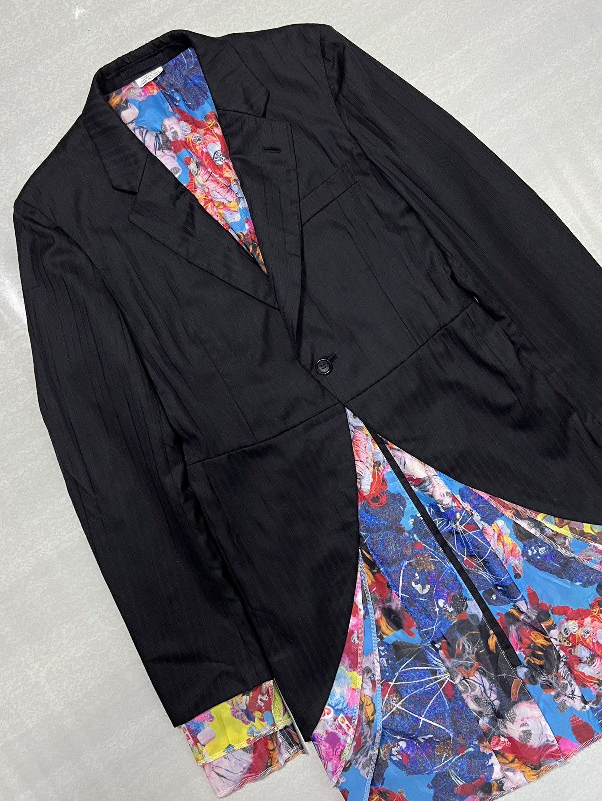 Comme des Garcons Comme des Garcons Homme Plus - OLLEBOREBLA - Layered Blazer Size 46L - 16 Thumbnail