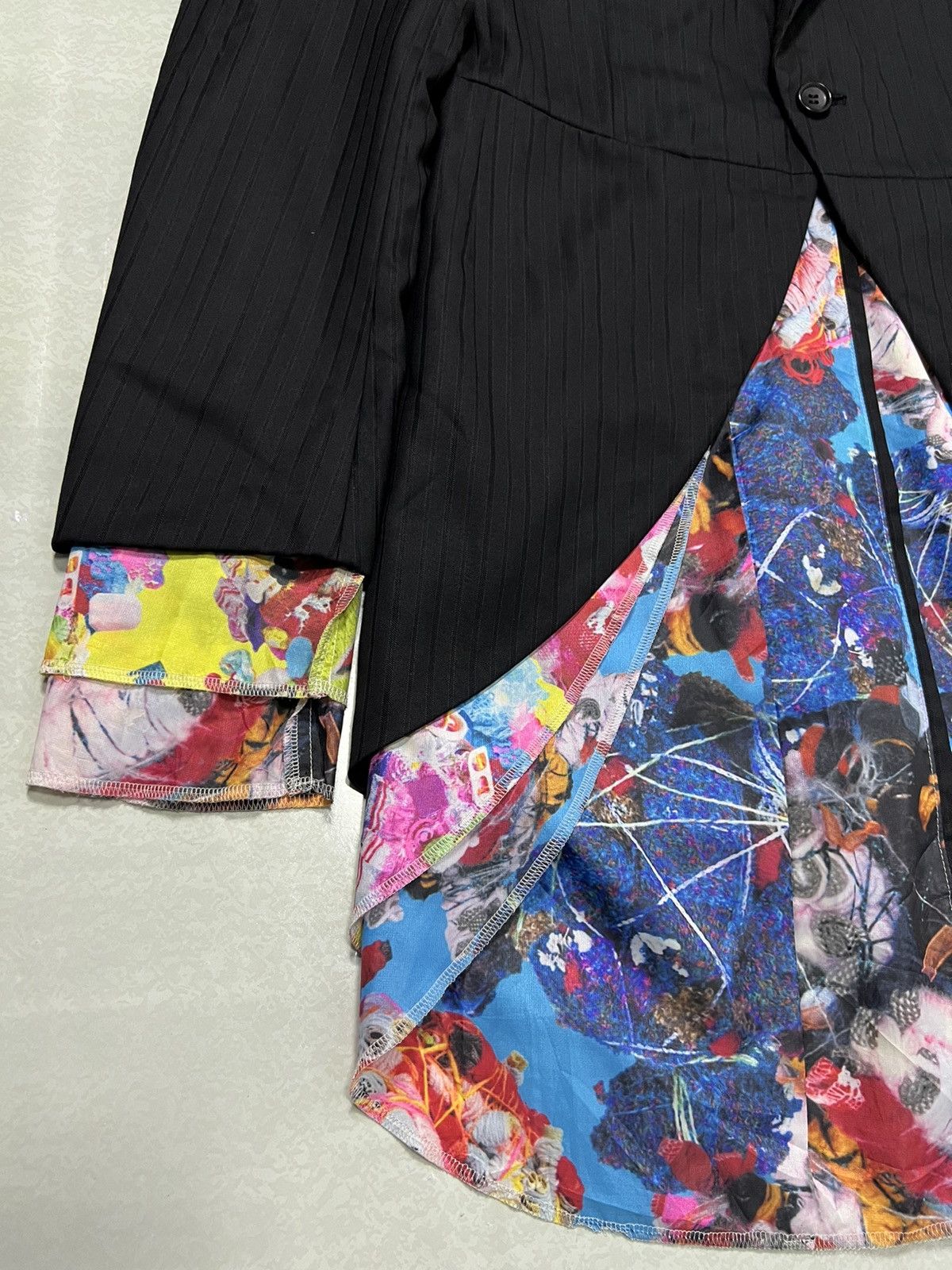 Comme des Garcons Comme des Garcons Homme Plus - OLLEBOREBLA - Layered Blazer Size 46L - 18 Thumbnail