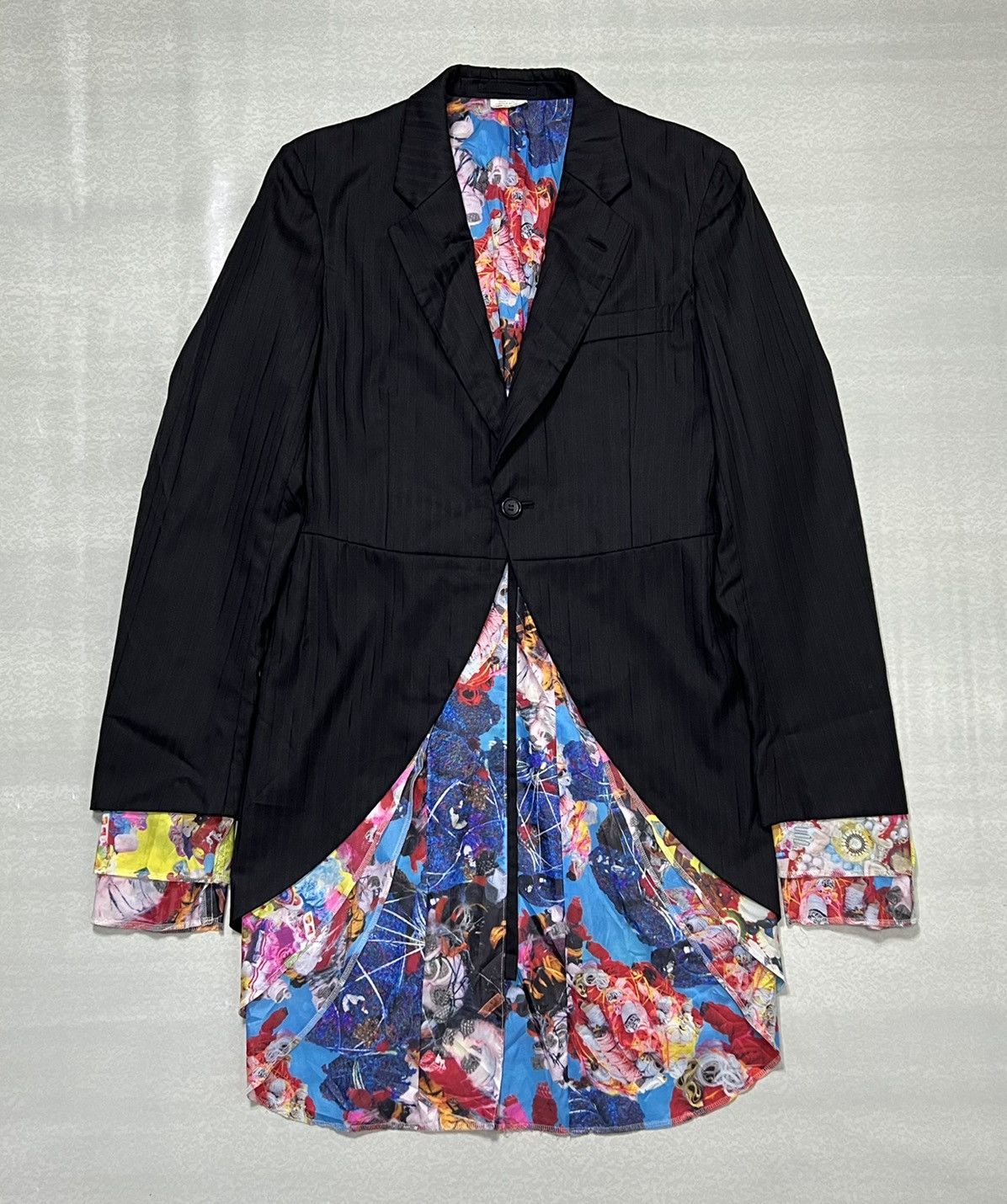 Comme des Garcons Comme des Garcons Homme Plus - OLLEBOREBLA - Layered Blazer Size 46L - 3 Thumbnail