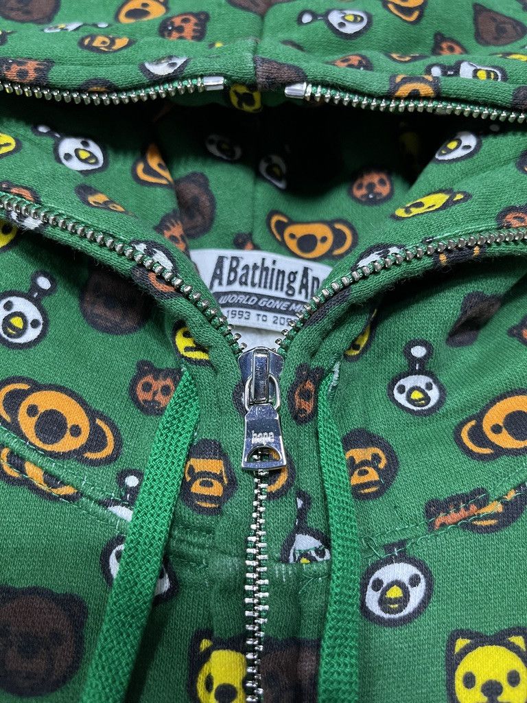 Bape OG Bape Baby Milo Monogram Logo Full Zip Hoodie Size US XS / EU 42 / 0 - 4 Thumbnail