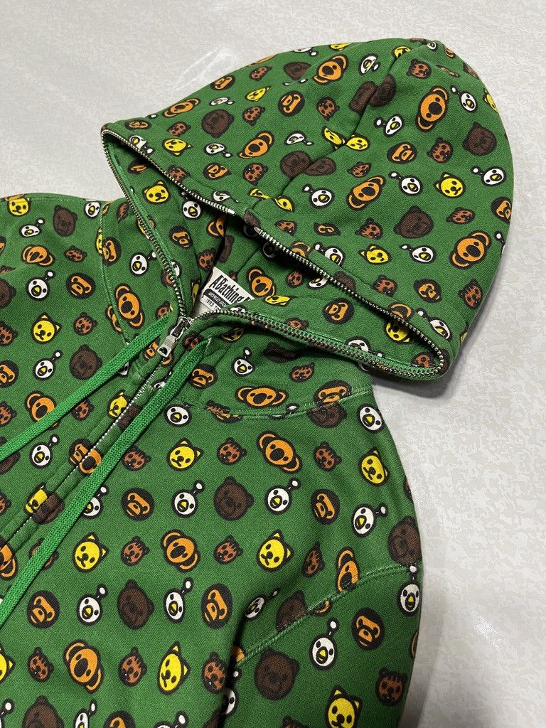 Bape OG Bape Baby Milo Monogram Logo Full Zip Hoodie Size US XS / EU 42 / 0 - 3 Thumbnail