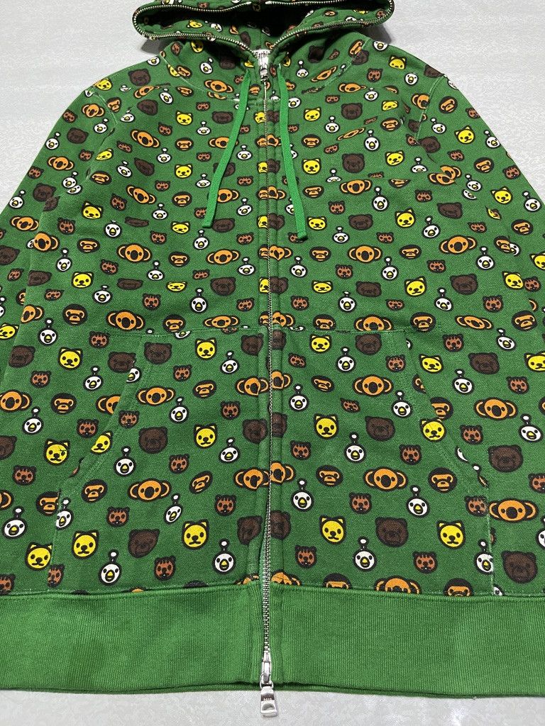 Bape OG Bape Baby Milo Monogram Logo Full Zip Hoodie Size US XS / EU 42 / 0 - 7 Thumbnail