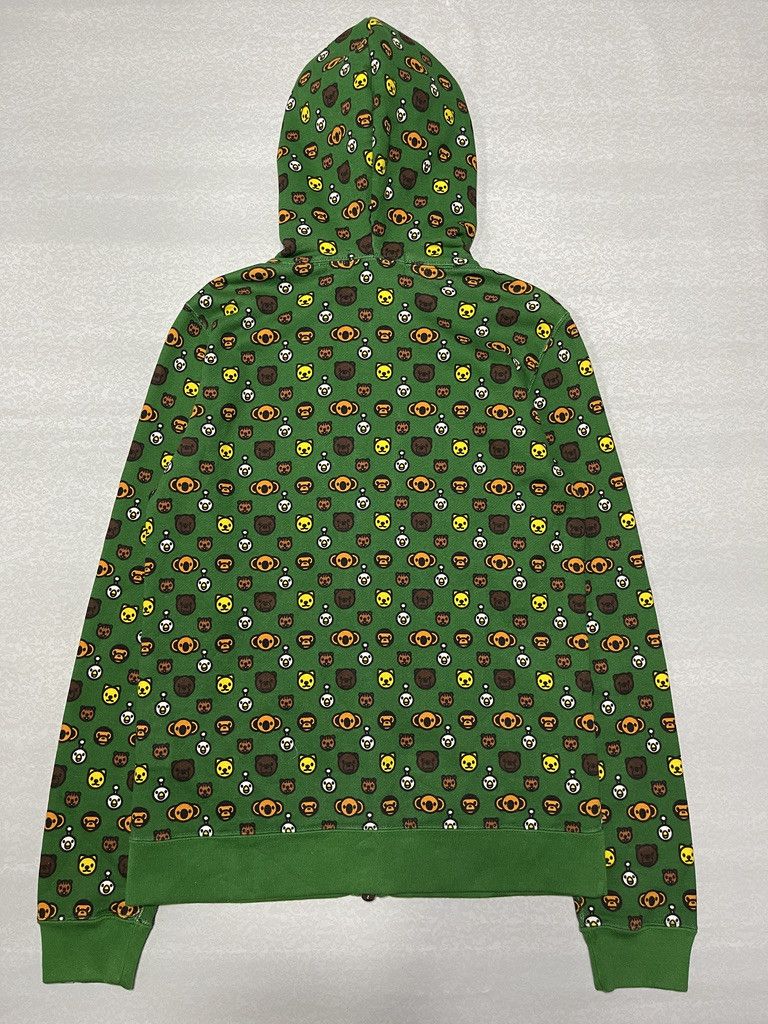 Bape OG Bape Baby Milo Monogram Logo Full Zip Hoodie Size US XS / EU 42 / 0 - 2 Thumbnail