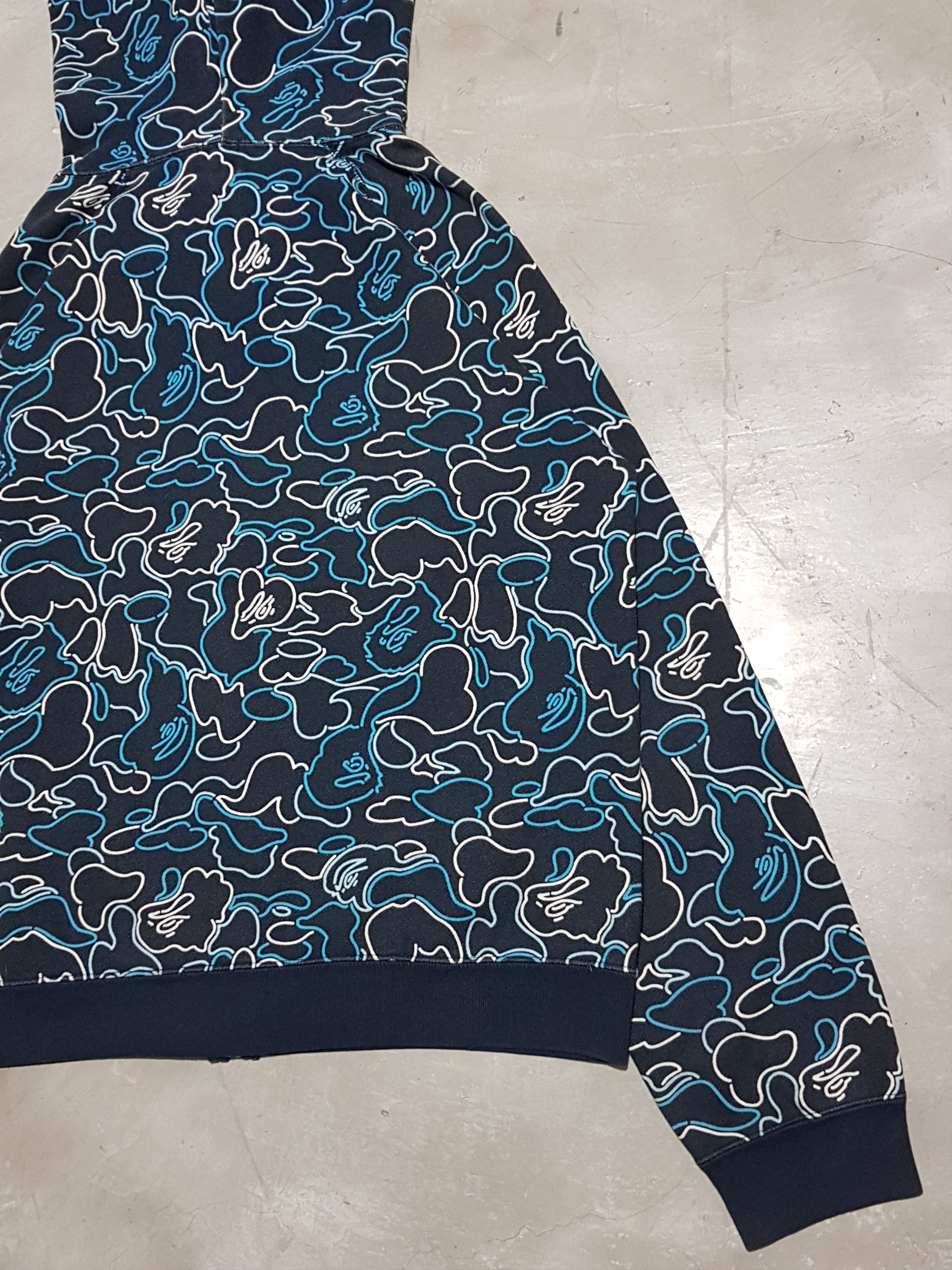 Bape OG Bape Glow In The Dark Pencil Camou Full Zip Hoodie 2006 Size US M / EU 48-50 / 2 - 10 Thumbnail
