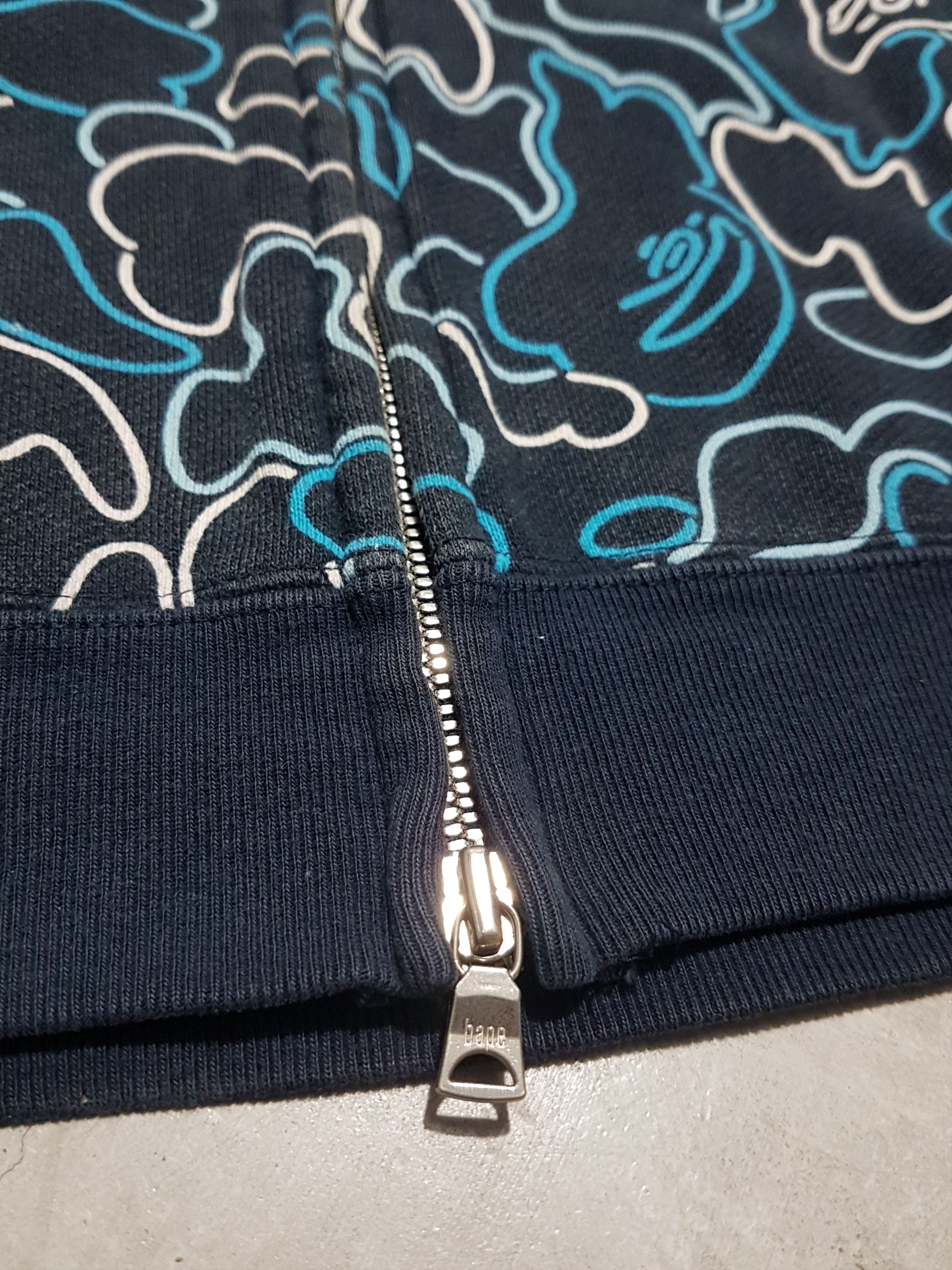 Bape OG Bape Glow In The Dark Pencil Camou Full Zip Hoodie 2006 Size US M / EU 48-50 / 2 - 7 Thumbnail