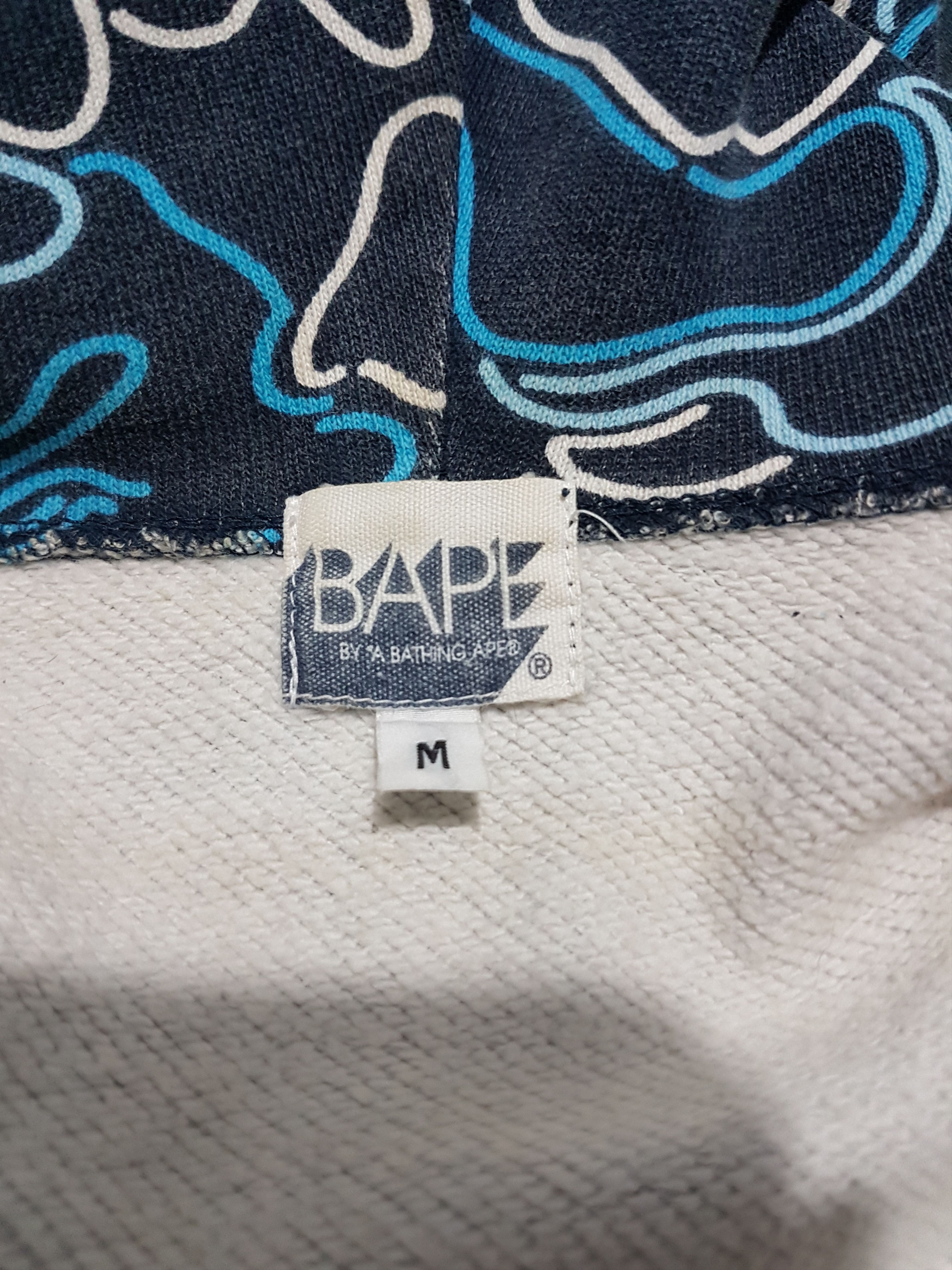 Bape OG Bape Glow In The Dark Pencil Camou Full Zip Hoodie 2006 Size US M / EU 48-50 / 2 - 16 Thumbnail