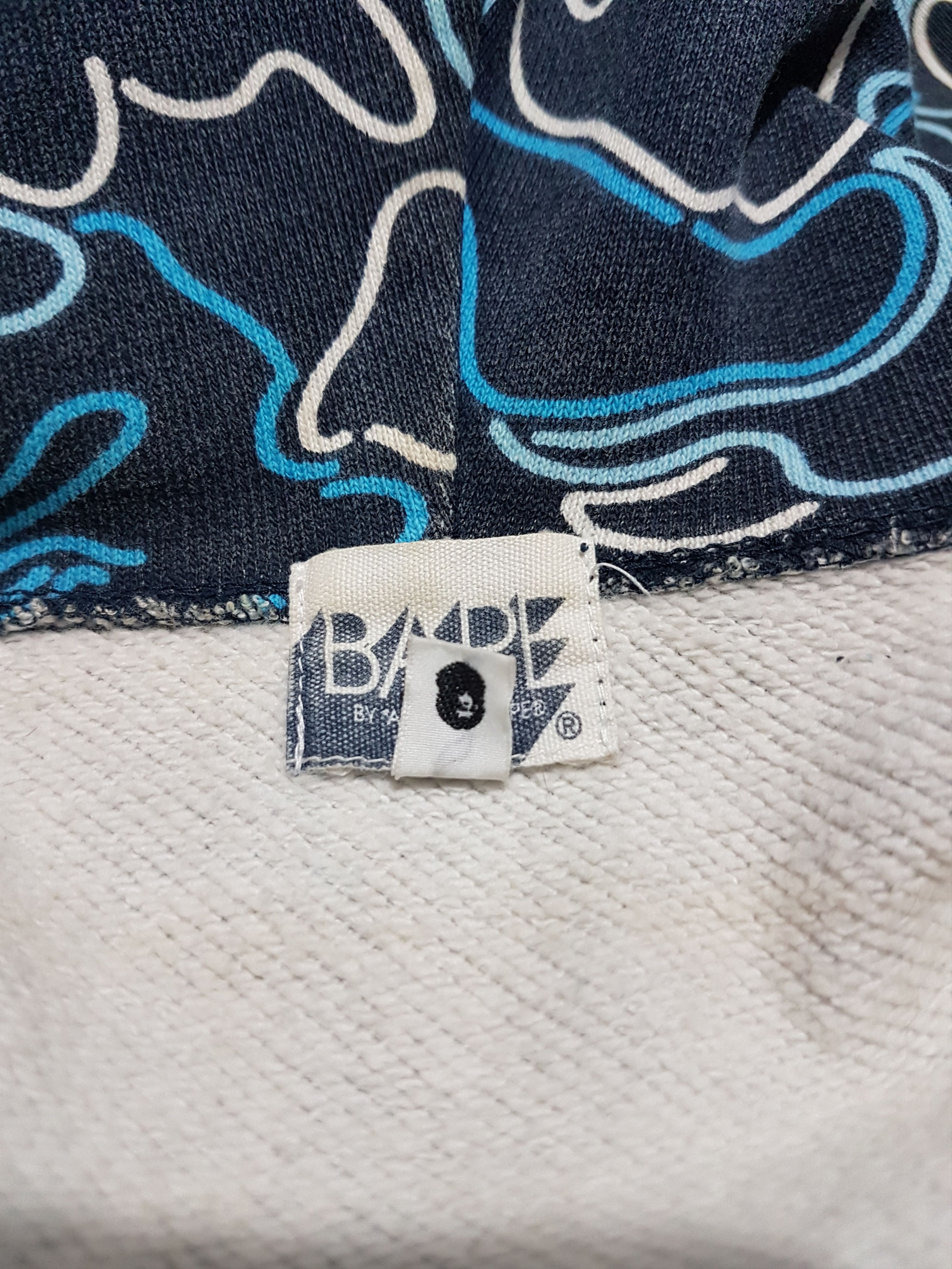 Bape OG Bape Glow In The Dark Pencil Camou Full Zip Hoodie 2006 Size US M / EU 48-50 / 2 - 17 Thumbnail