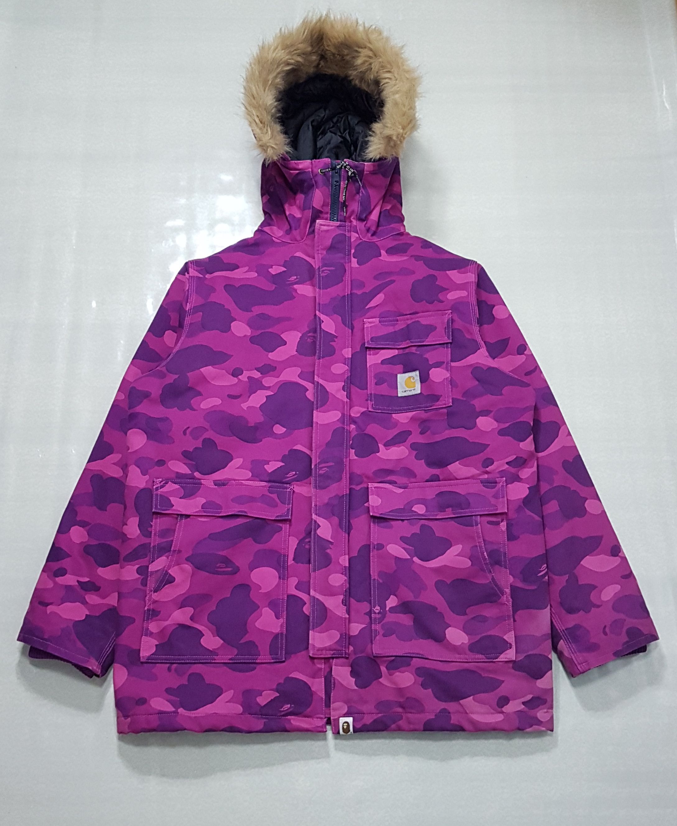 Bape × Carhartt Bape X Carhartt – 2006 - Purple Camouflage N-3B 
