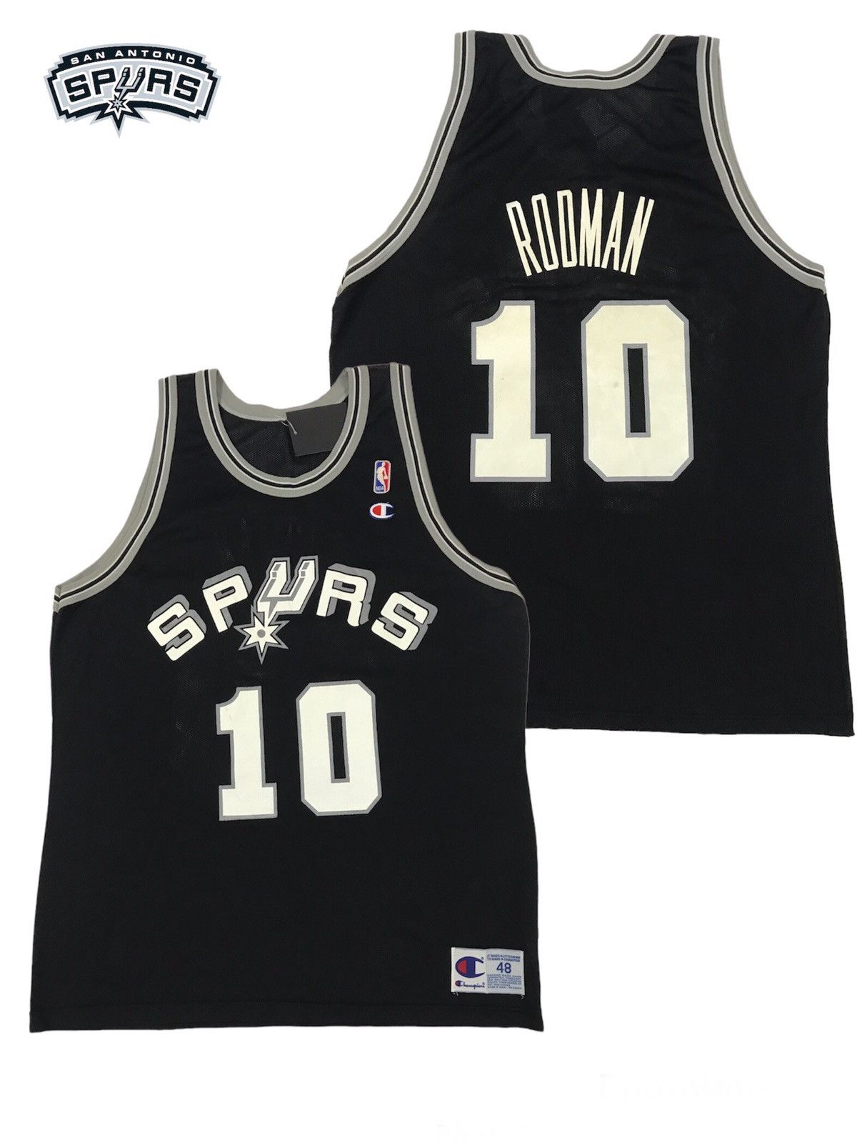 NBA Vintage NBA Champion Spurs Dennis Rodman 90’s Jersey Size US L / EU 52-54 / 3 - 1 Thumbnail