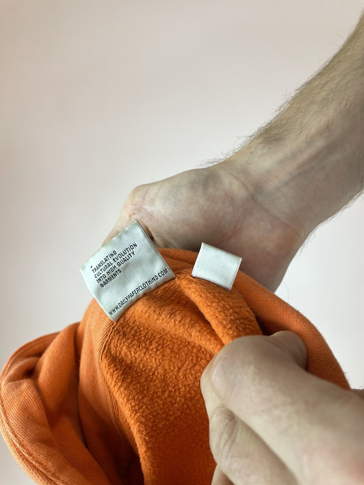 Daily Paper DAILY PAPER Hoodie orange Mens size M Size US M / EU 48-50 / 2 - 12 Thumbnail