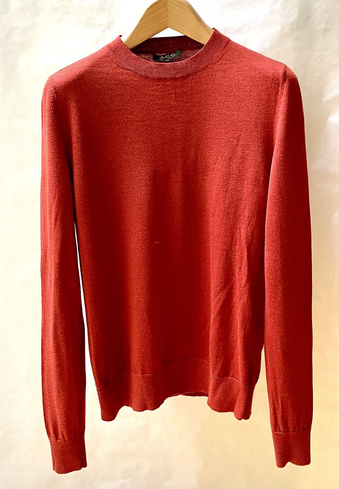 A.P.C. Brick red APC mérinos S Size US S / EU 44-46 / 1 - 1 Thumbnail