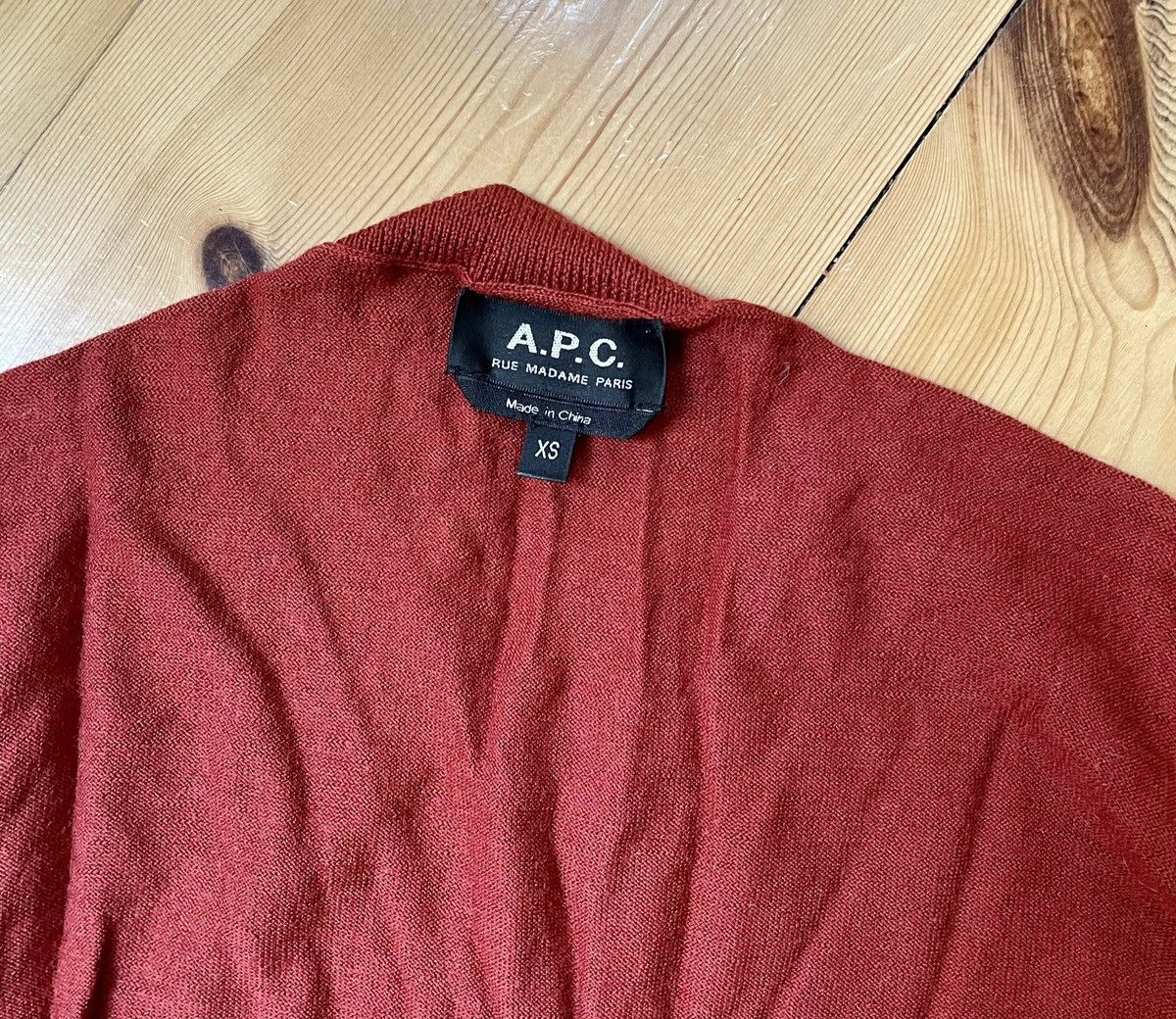 A.P.C. Brick red APC mérinos S Size US S / EU 44-46 / 1 - 4 Thumbnail