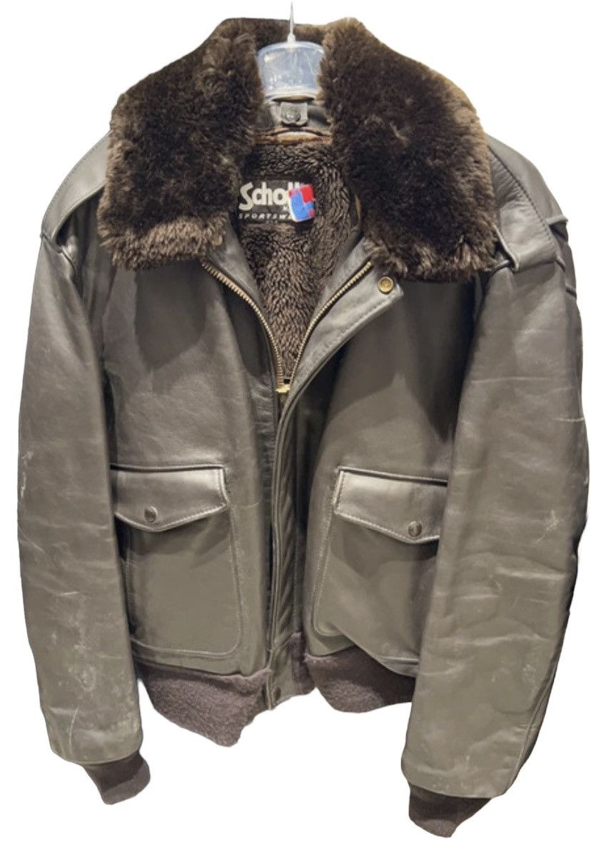 Vintage schott brown