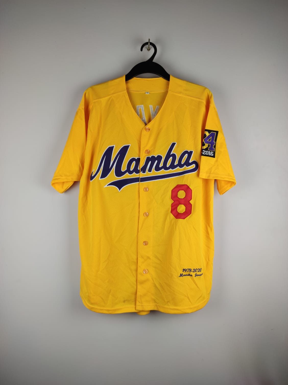 Kobe Mamba” Bryant #8 Baseball Basketball Jersey