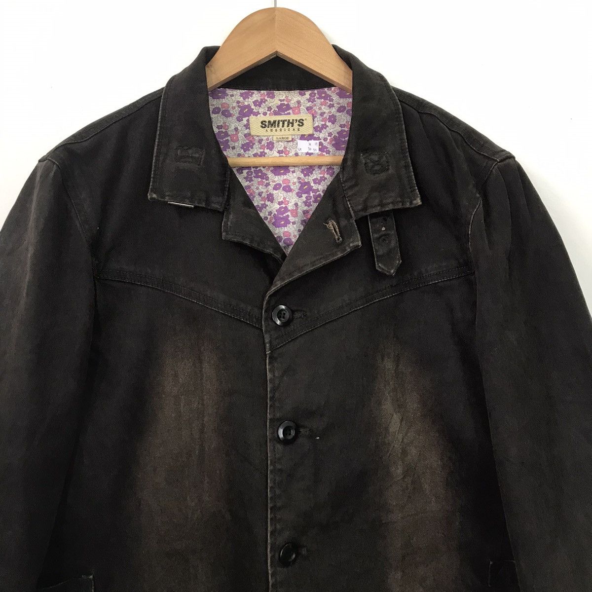 Japanese Brand × The Smiths × Vintage Vintage Smiths American black Faded Style Jacket Size US L / EU 52-54 / 3 - 2 Thumbnail