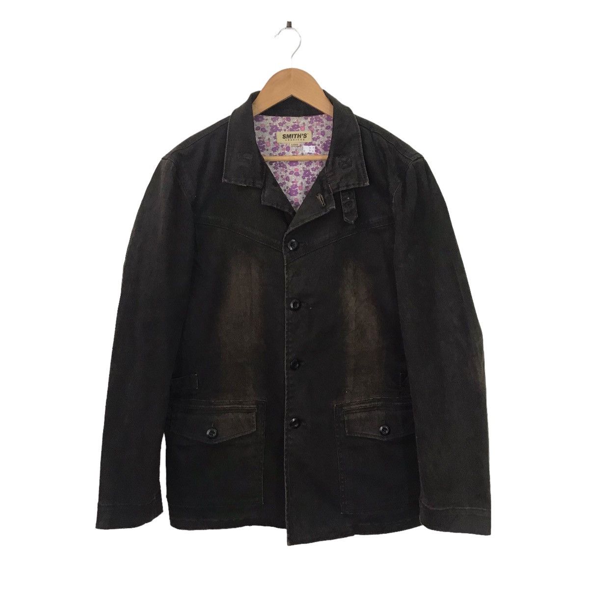 Japanese Brand × The Smiths × Vintage Vintage Smiths American black Faded Style Jacket Size US L / EU 52-54 / 3 - 1 Thumbnail