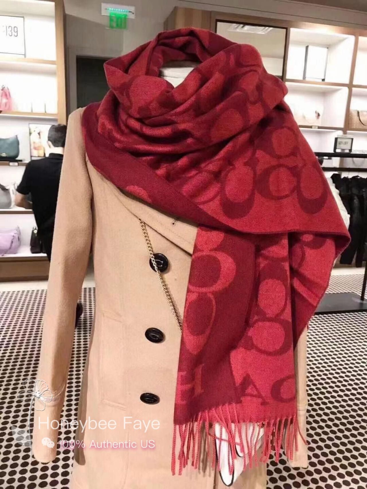 Coach outlet scarf