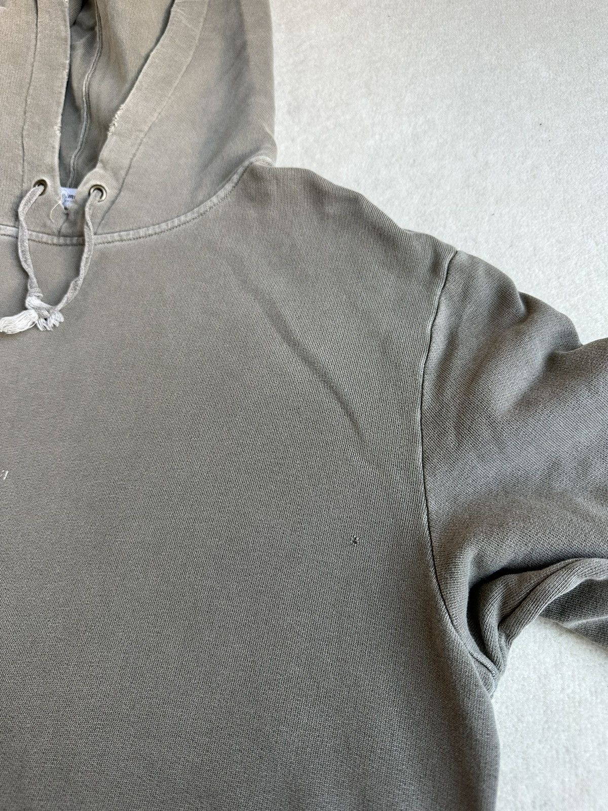 Saint Laurent Paris $890 Saint Laurent Rive Gauche logo hoodie XL olive green Size US XL / EU 56 / 4 - 21 Thumbnail