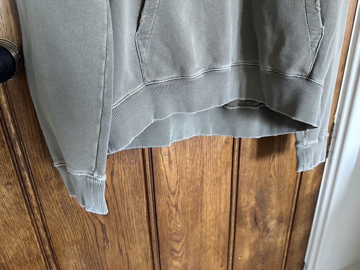 Saint Laurent Paris $890 Saint Laurent Rive Gauche logo hoodie XL olive green Size US XL / EU 56 / 4 - 16 Thumbnail