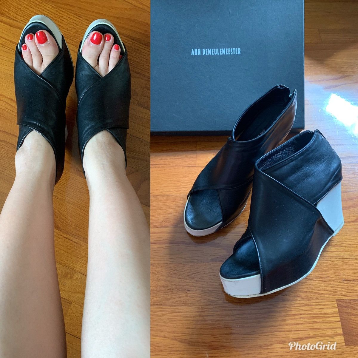 Ann Demeulemeester Ann Demeulemeester Wedges Sandals Size US 7.5 / IT 37.5 - 1 Thumbnail