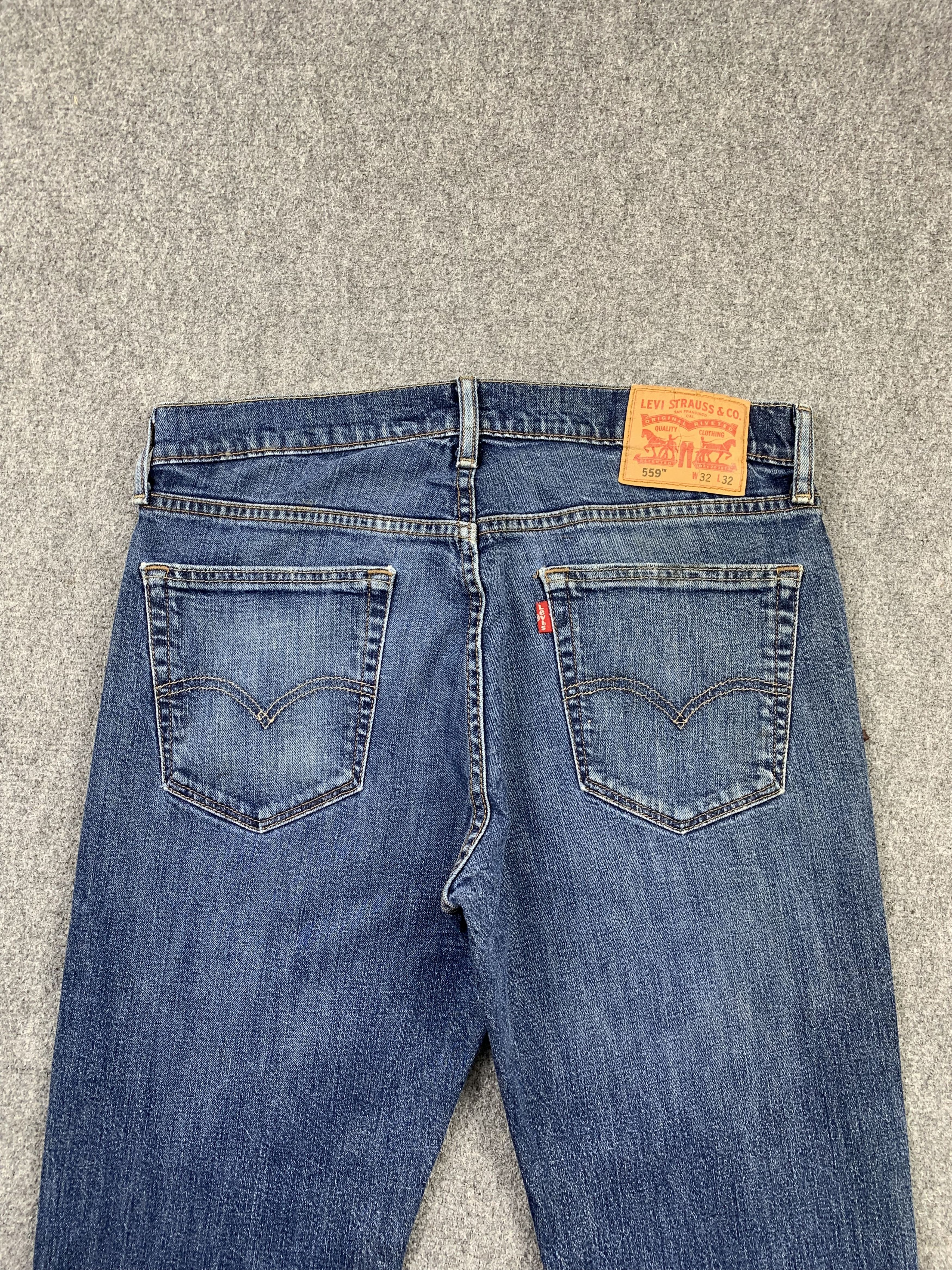 Levi's × Vintage Vintage Levis 559 Faded Blue Jeans DP2171 Size US 33 - 4 Thumbnail