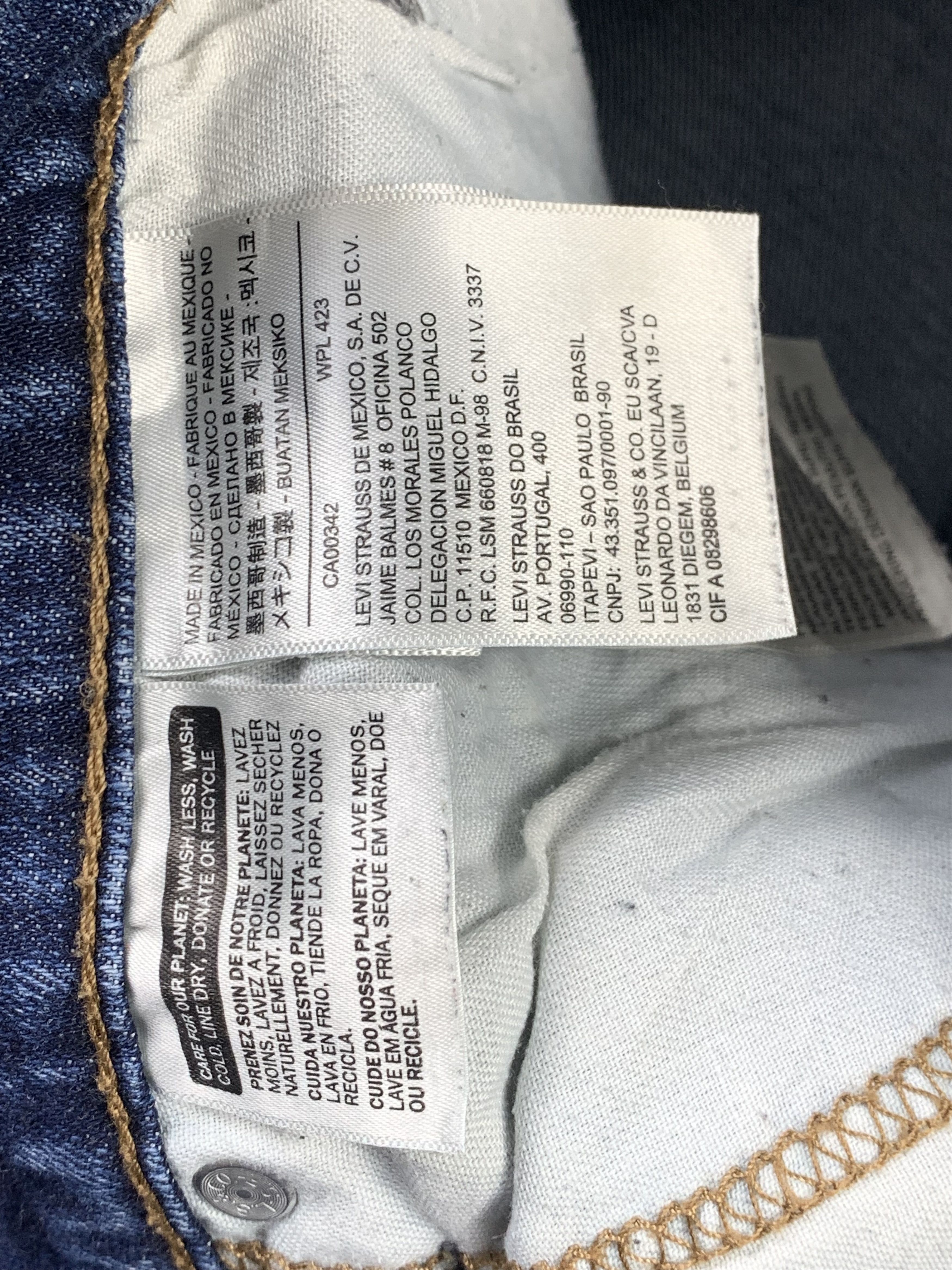 Levi's × Vintage Vintage Levis 559 Faded Blue Jeans DP2171 Size US 33 - 7 Thumbnail