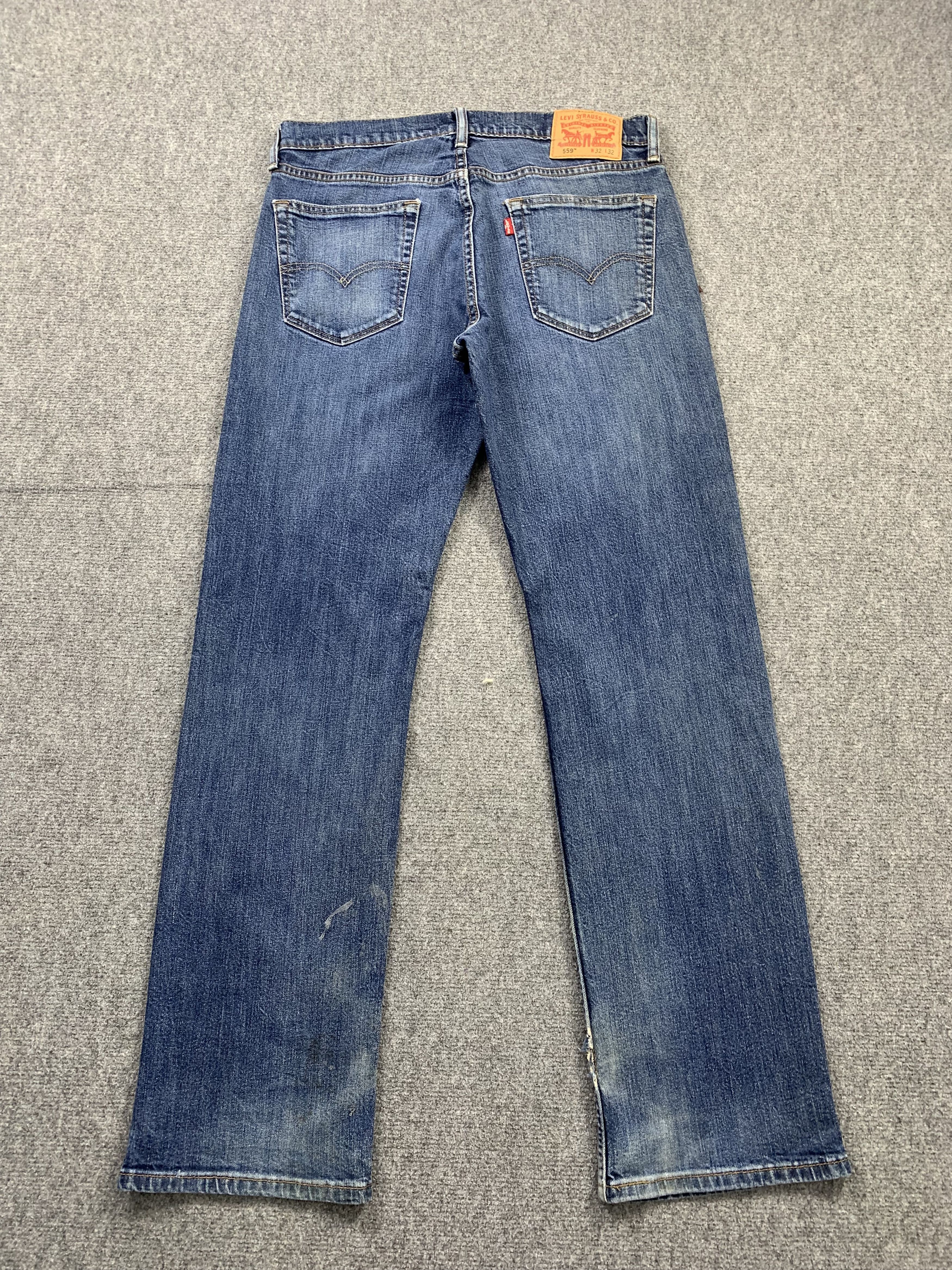 Levi's × Vintage Vintage Levis 559 Faded Blue Jeans DP2171 Size US 33 - 3 Thumbnail
