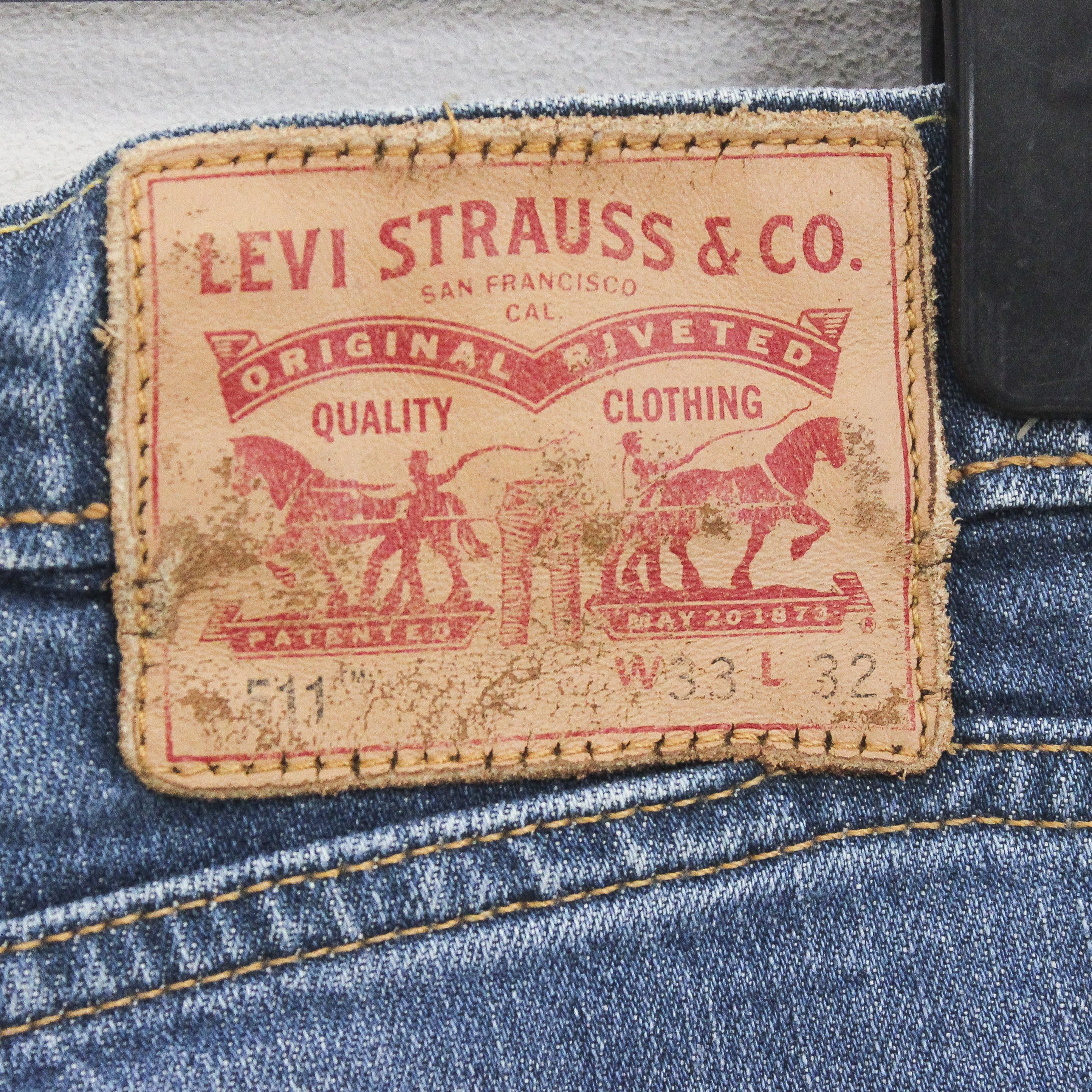 Levi's 511 W33 L32 Slim Jeans Denim Pants Trousers Straight Zip Size US 33 - 4 Thumbnail