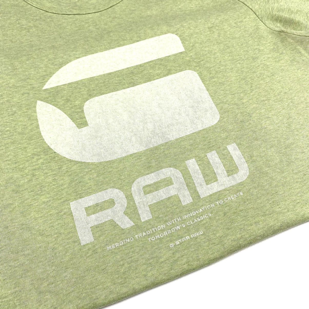 G-Star Beautiful G Star Raw T Shirt Y2K Green Tee Size US L / EU 52-54 / 3 - 4 Thumbnail