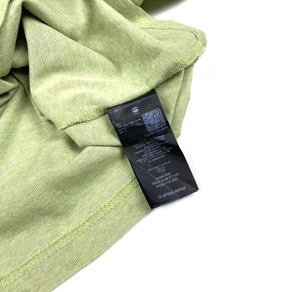 G-Star Beautiful G Star Raw T Shirt Y2K Green Tee Size US L / EU 52-54 / 3 - 7 Thumbnail