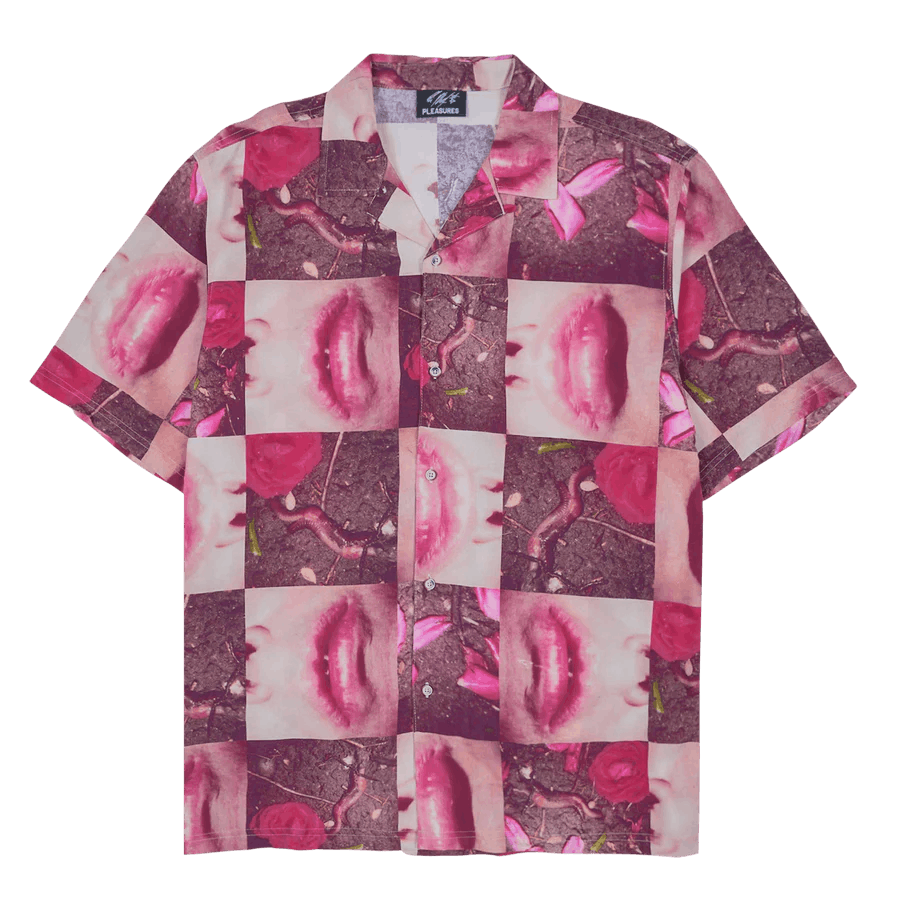 Wormy Lips Button Down